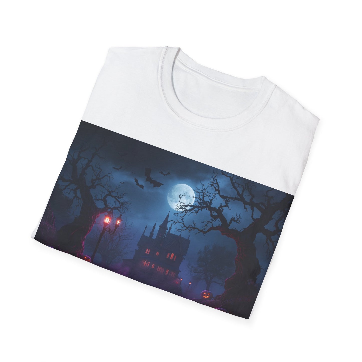 Halloween Pumpkin Unisex T-Shirt, Spooky Graphic Tee, Autumn Apparel, Halloween Costume, Fall Party Shirt, Ghostly Vibes