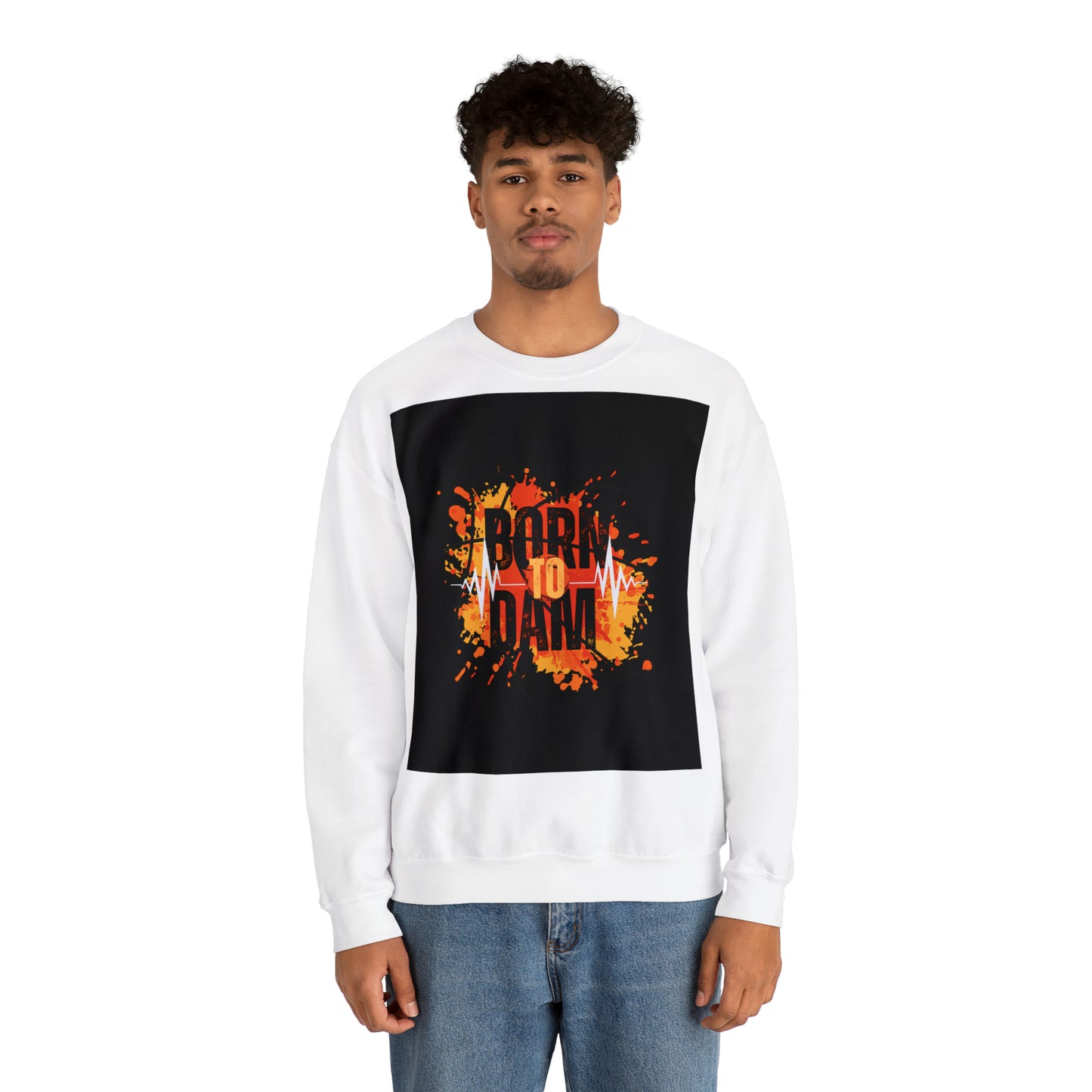DAM BRAND BORN TO DAM Sweatshirt