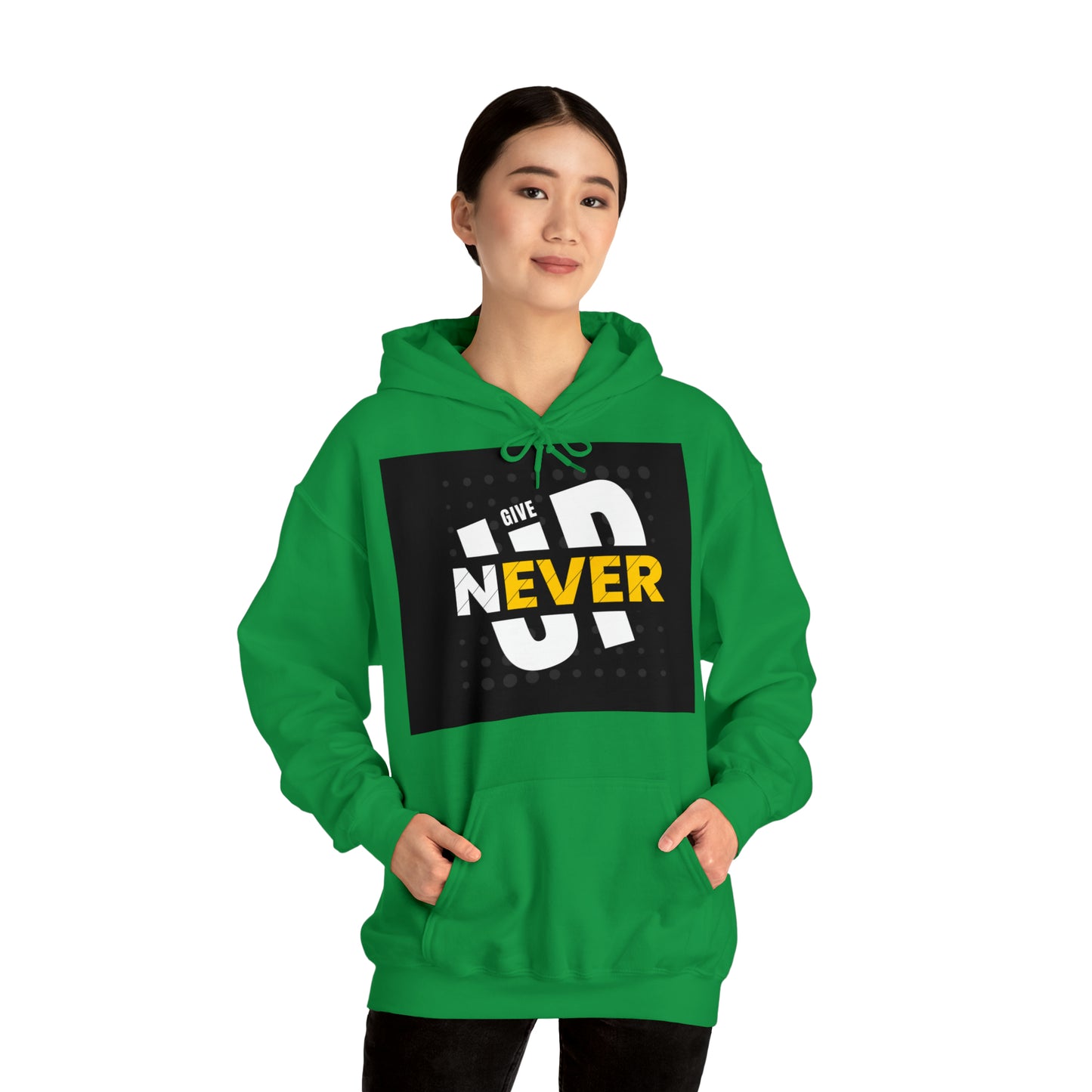 DAM BRAND NEVER GIVE UP Hoodie