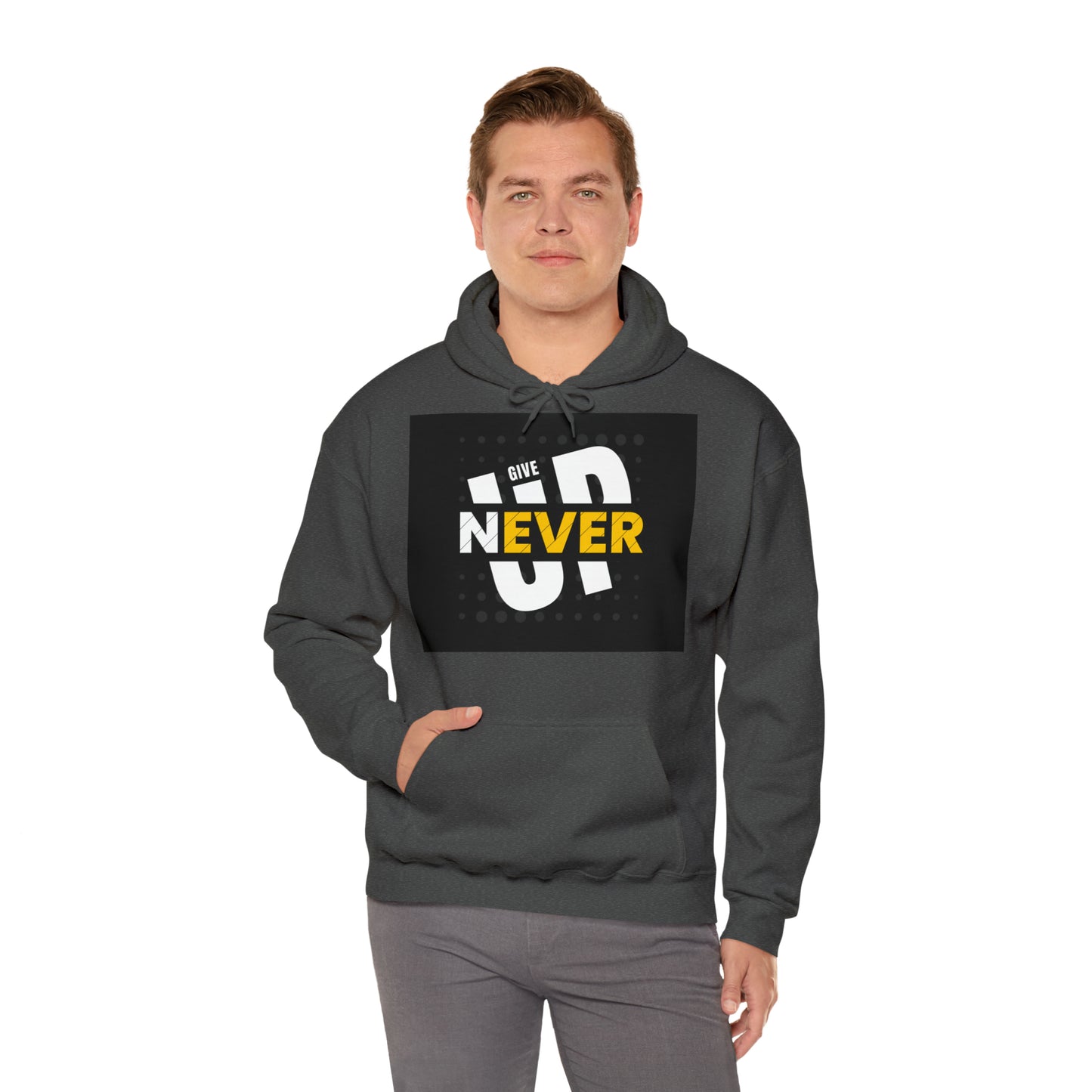 DAM BRAND NEVER GIVE UP Hoodie