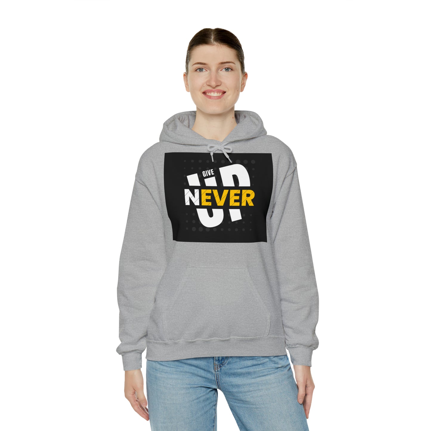 DAM BRAND NEVER GIVE UP Hoodie