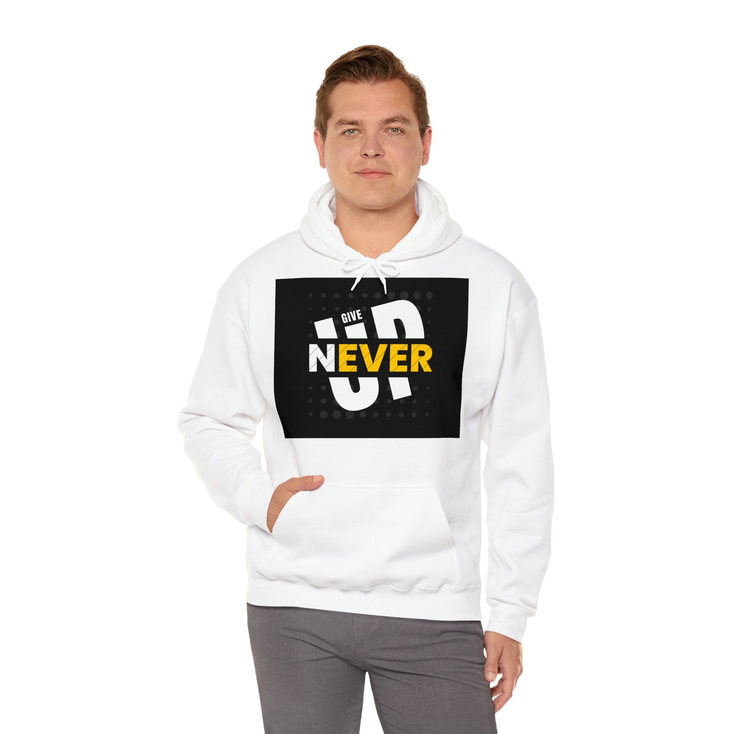 DAM BRAND NEVER GIVE UP Hoodie