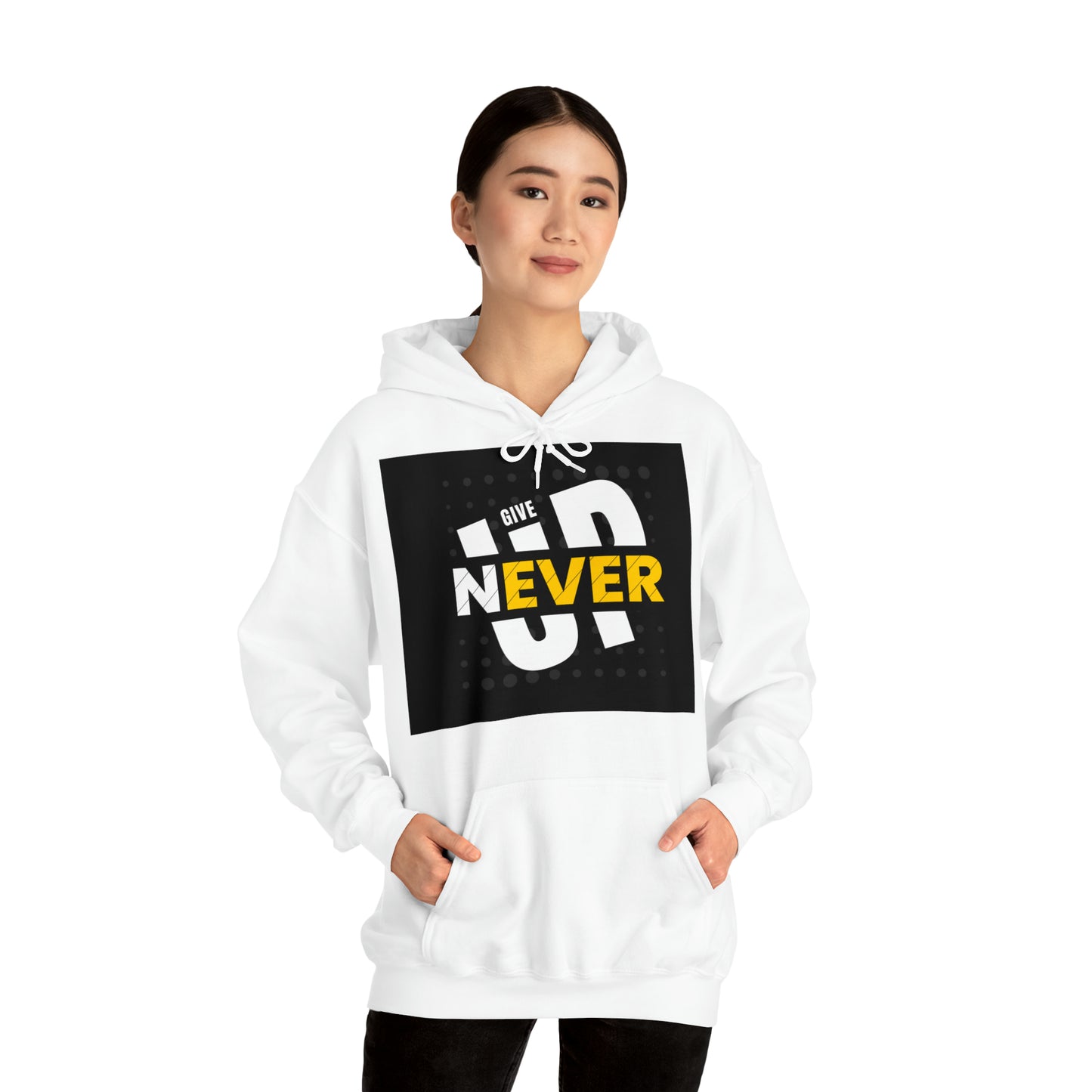 DAM BRAND NEVER GIVE UP Hoodie