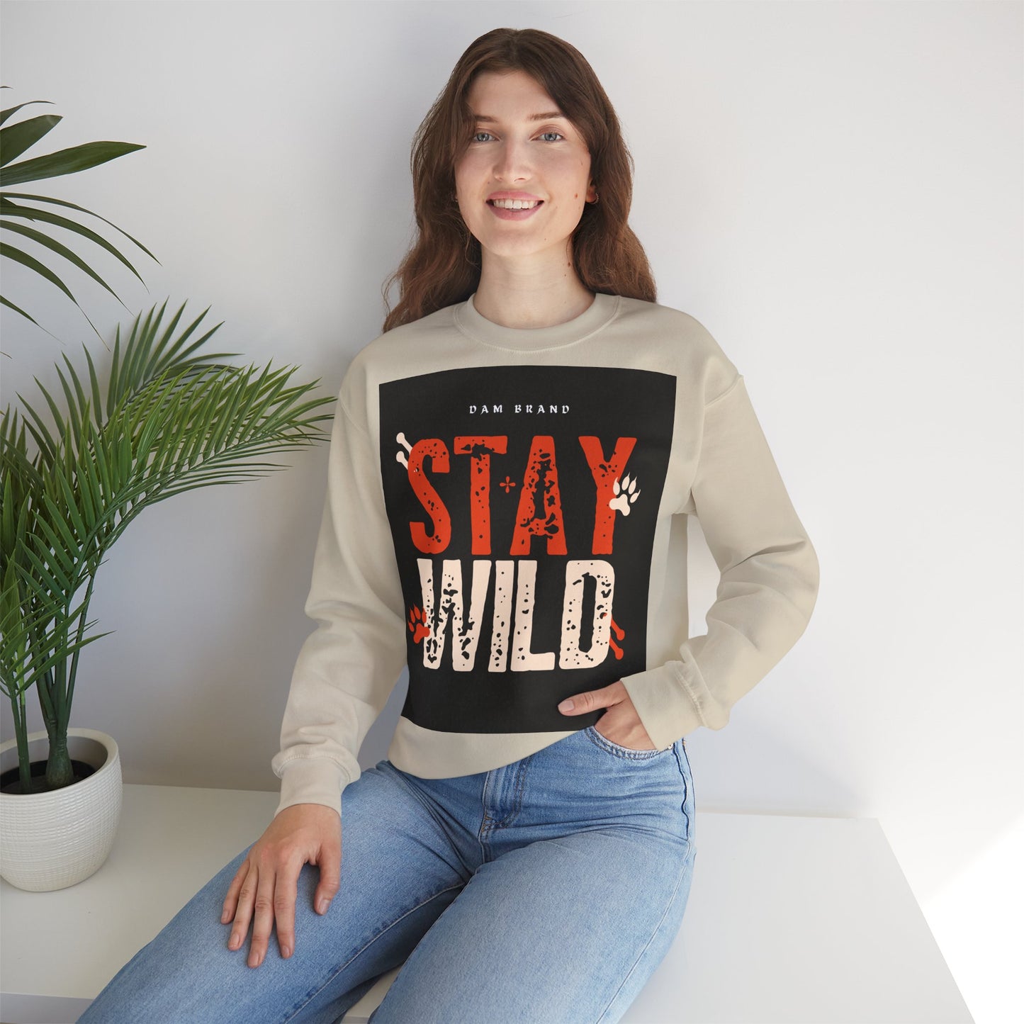 DAM BRAND STAY WILD Sweatshirt