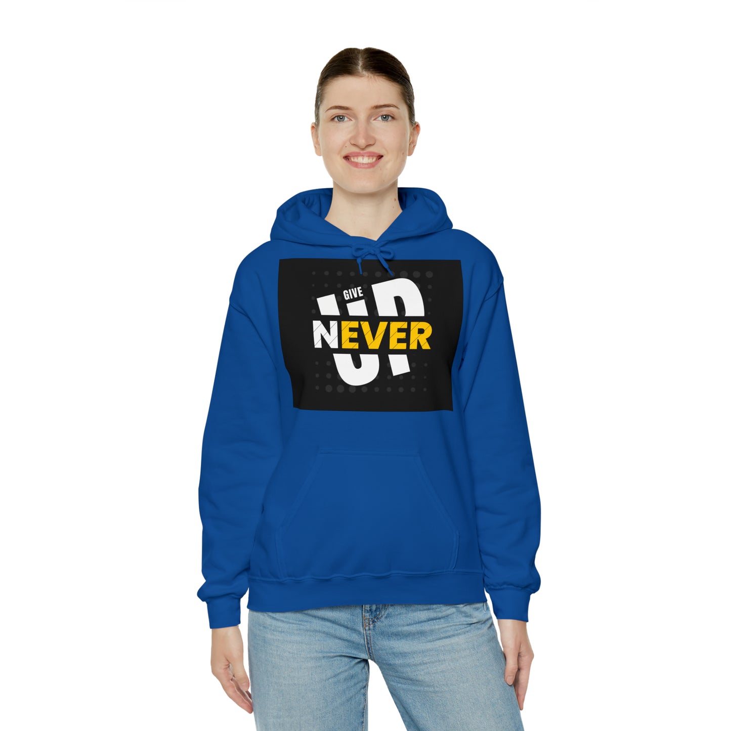 DAM BRAND NEVER GIVE UP Hoodie