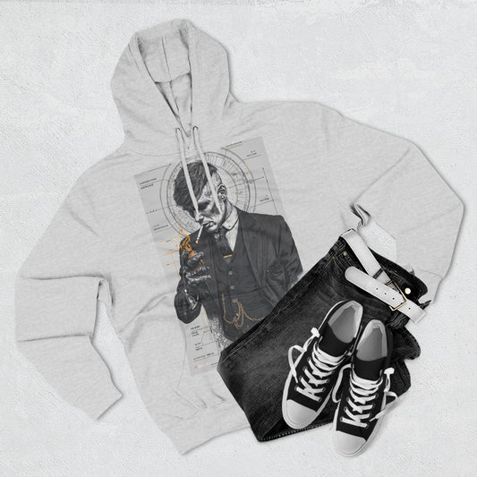 Stylish Graphic Fleece Hoodie, Vintage-Inspired Apparel, Warm Winter Wear, Gift for Music Lovers, Fall Fashion Statement
