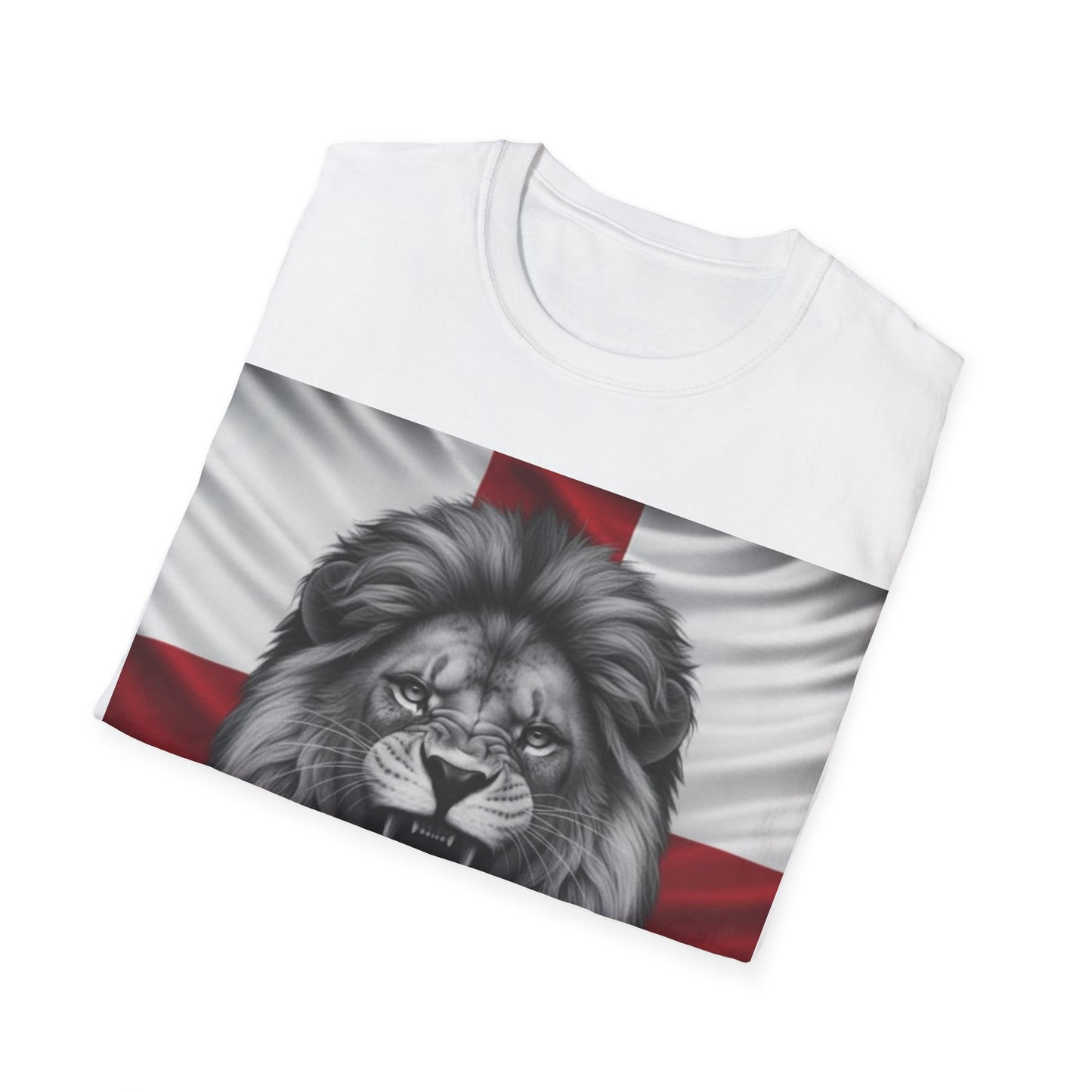 English Pride T-Shirt, English Lion Tee, Unisex Pride Apparel, Gift for England Supporters, Celebrate St. George's Day