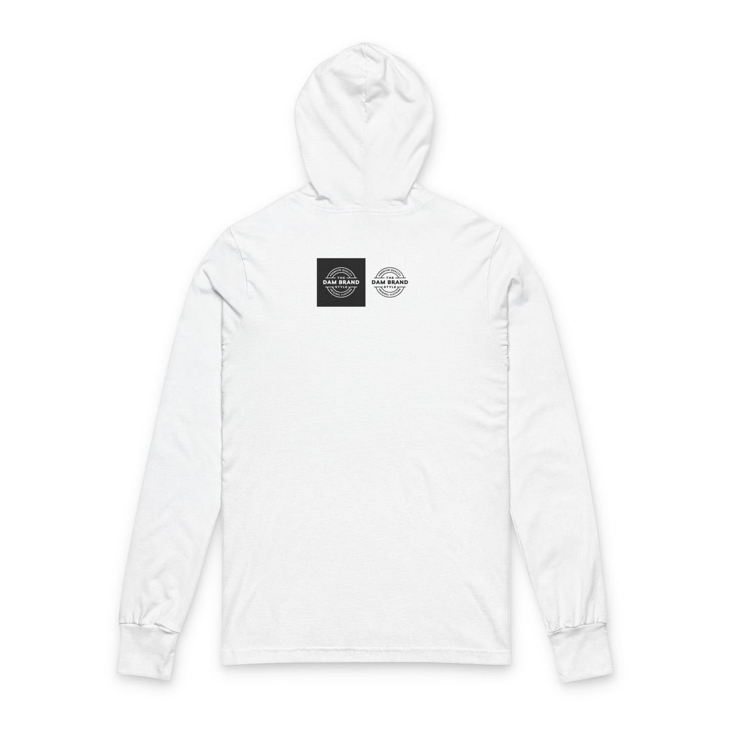 Cityscape Heart Hoodie - Unisex Long Sleeve Tee, Casual Wear, Travel Gift, Urban Style, Heart Design, Perfect for All Seasons