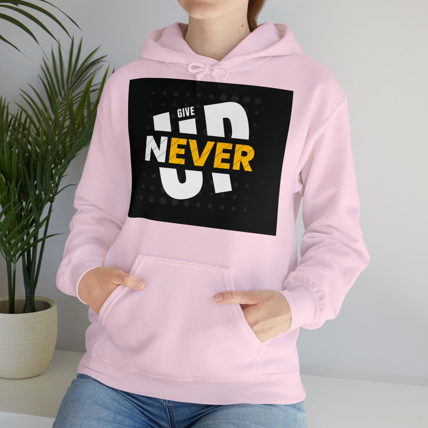 DAM BRAND NEVER GIVE UP Hoodie