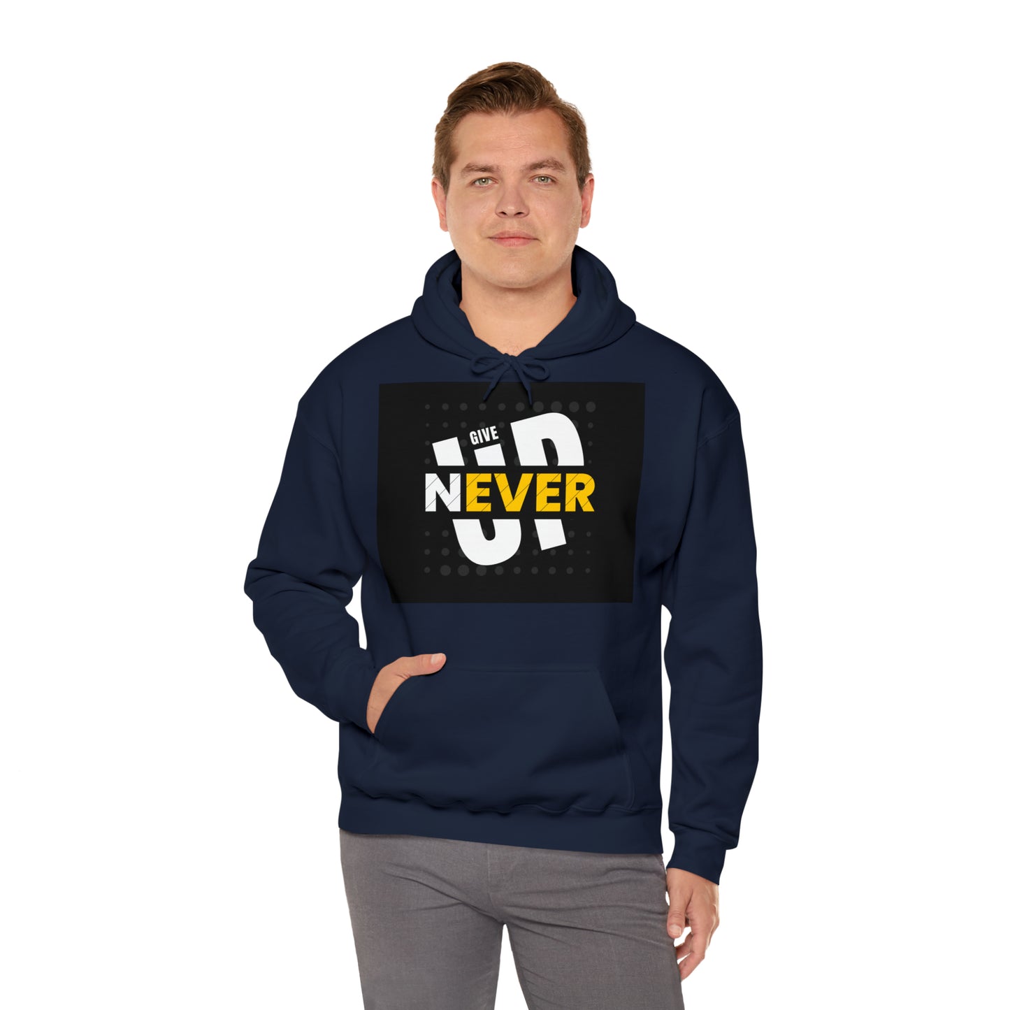 DAM BRAND NEVER GIVE UP Hoodie