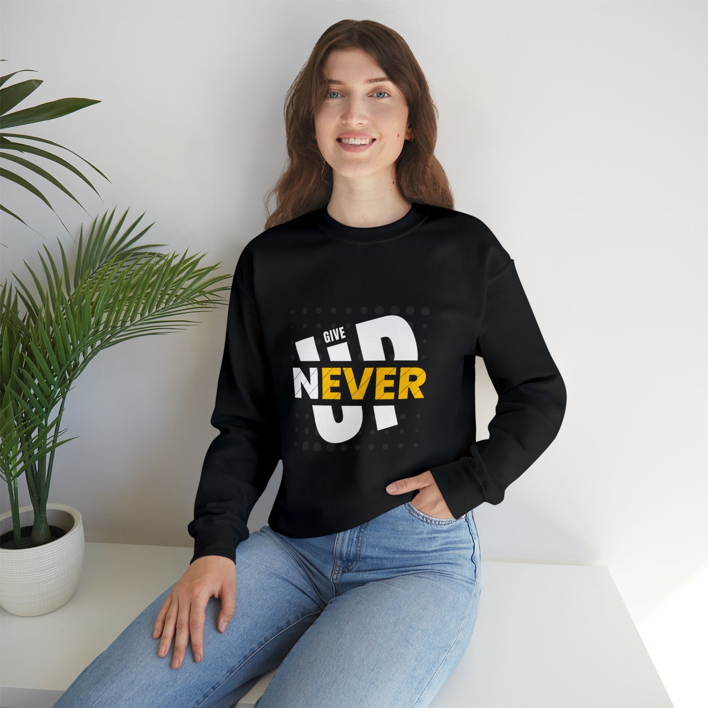 DAM BRAND NEVER GIVE UP Sweatshirt