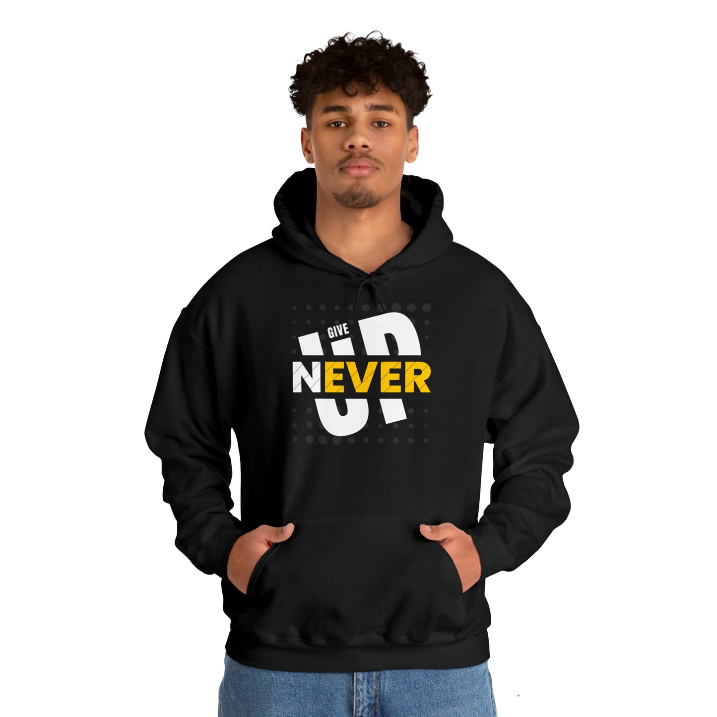 DAM BRAND NEVER GIVE UP Hoodie