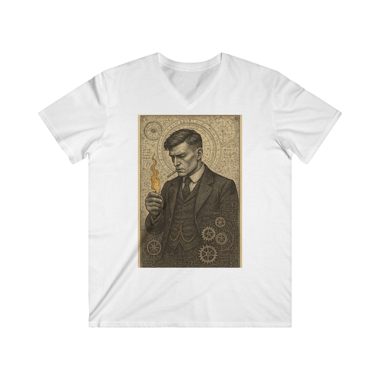 Steam-Punk Inspired Men's Short Sleeve Tee, Vintage Graphic Shirt, Casual Wear, Gift for Him, Fashion Statement, Trendy Outfit