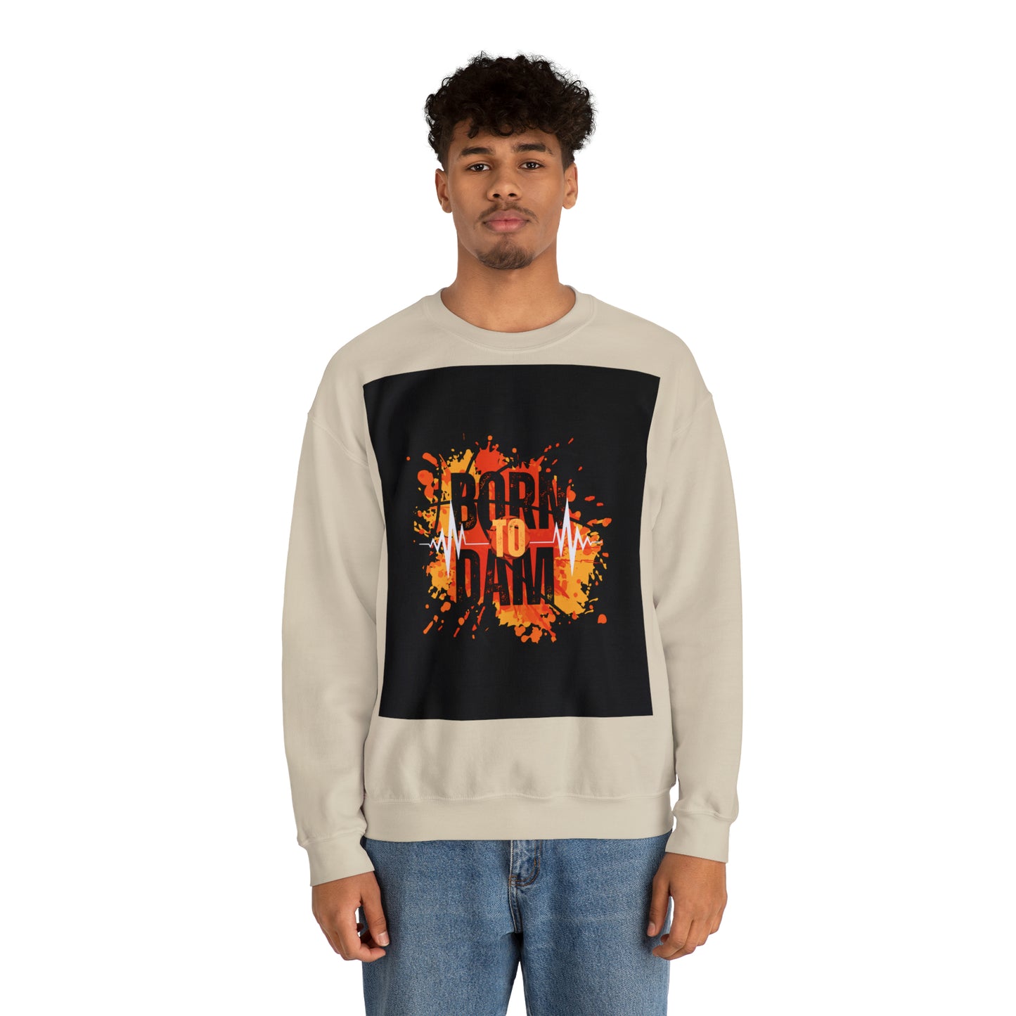 DAM BRAND BORN TO DAM Sweatshirt