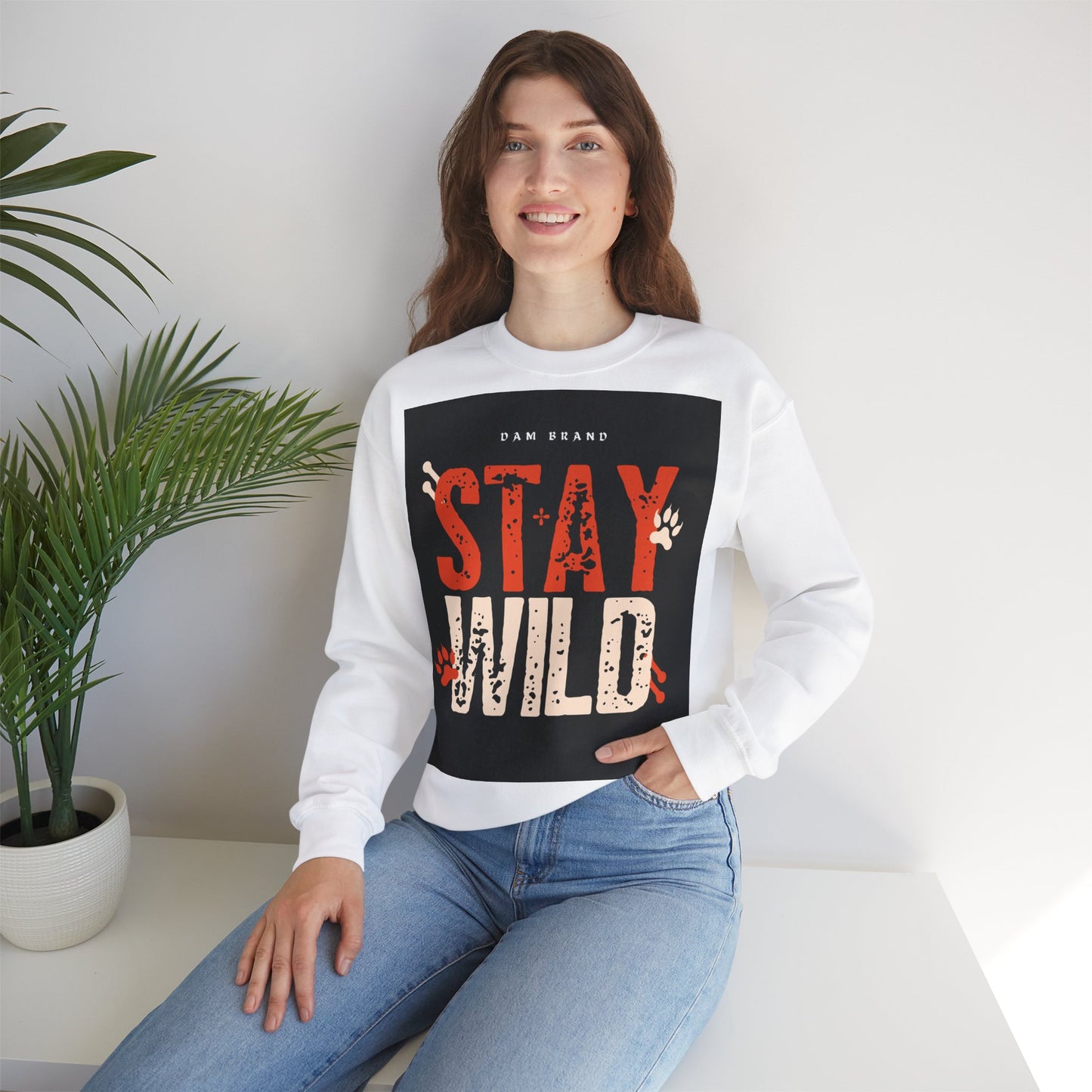 DAM BRAND STAY WILD Sweatshirt