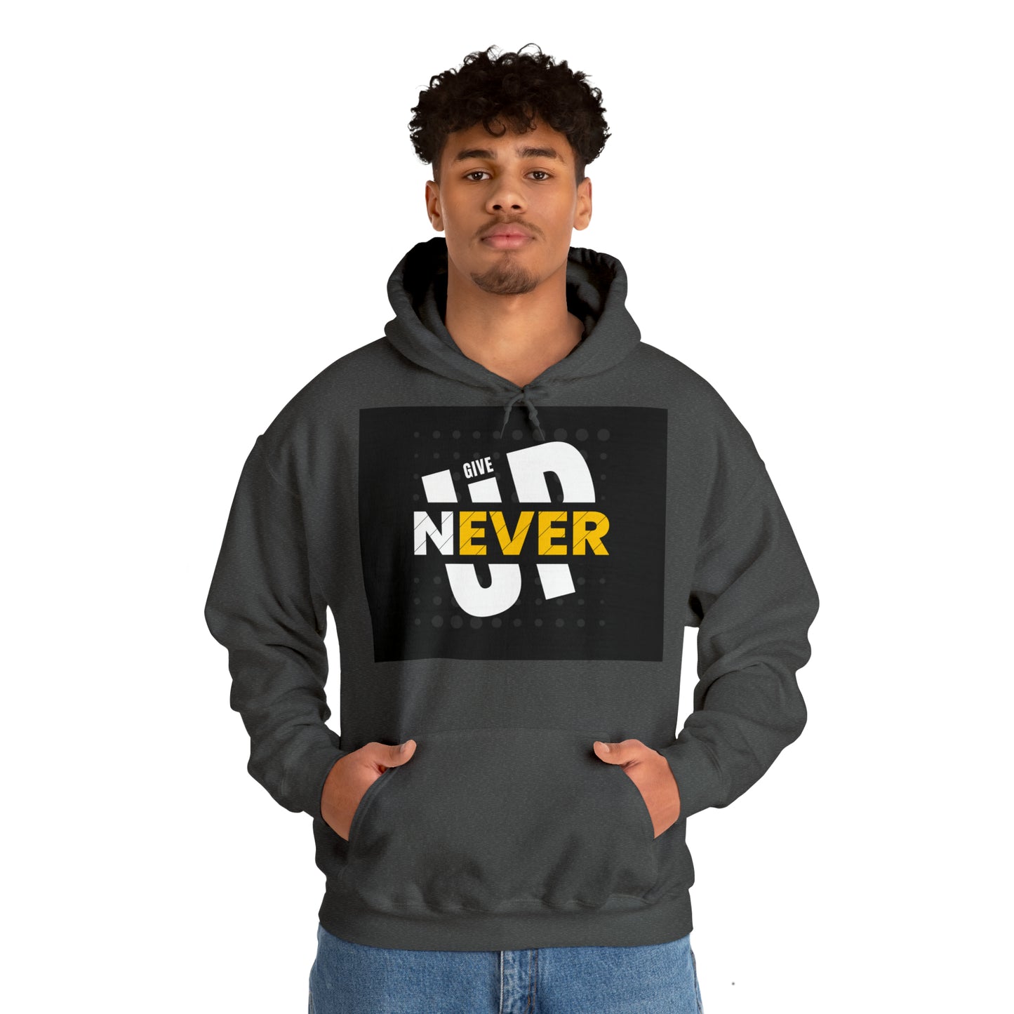 DAM BRAND NEVER GIVE UP Hoodie