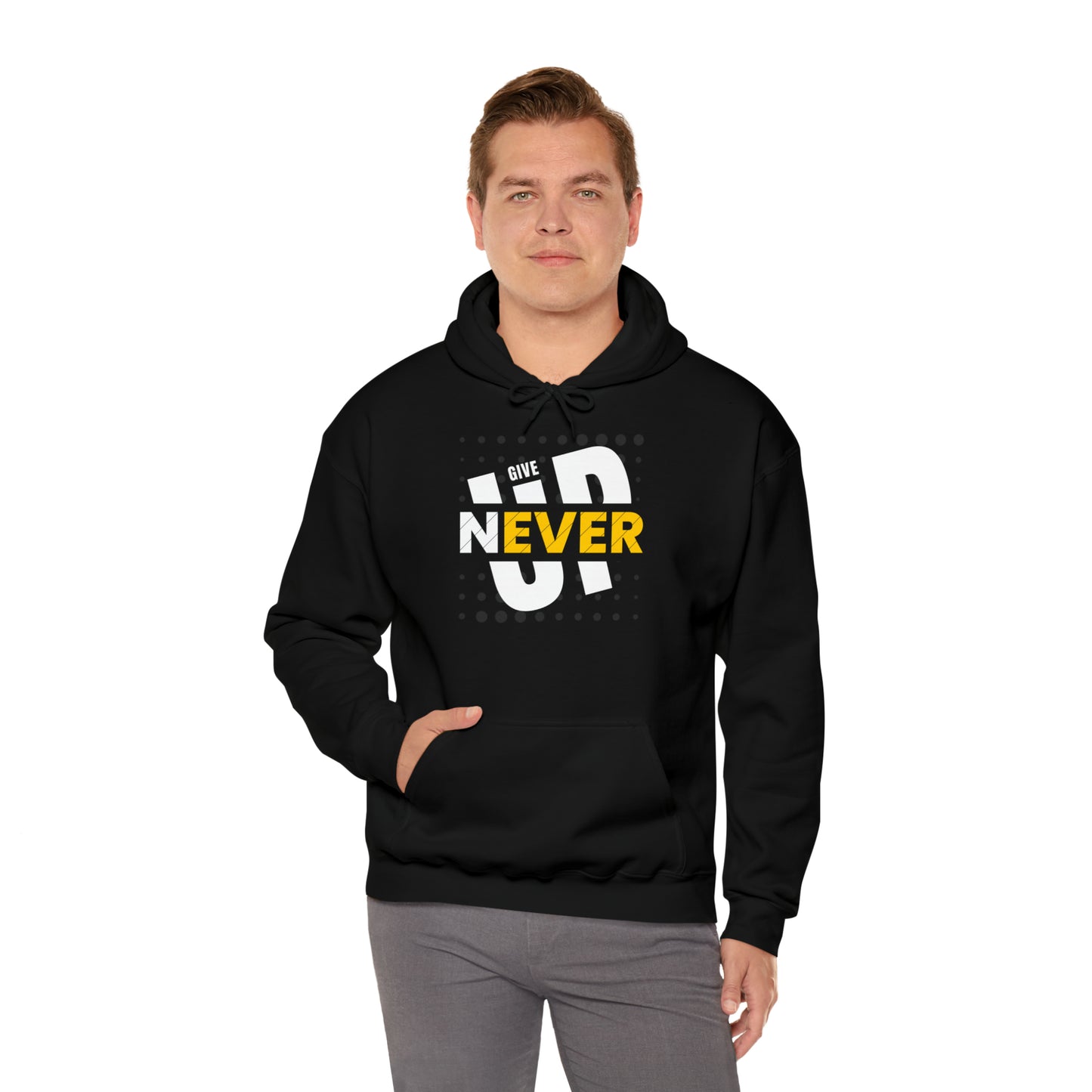 DAM BRAND NEVER GIVE UP Hoodie