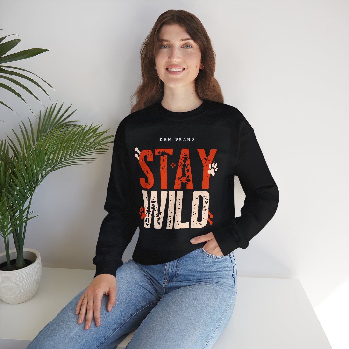 DAM BRAND STAY WILD Sweatshirt