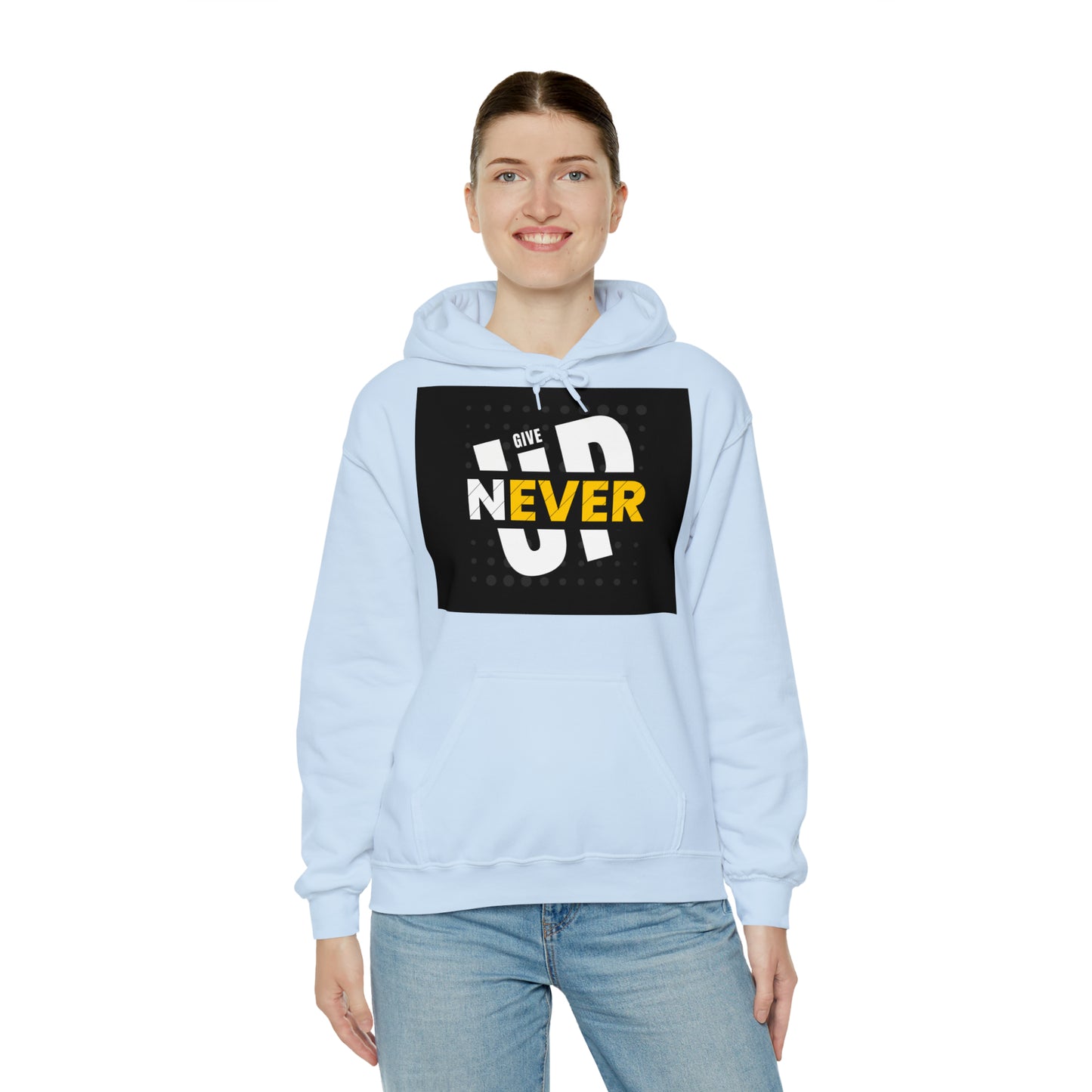 DAM BRAND NEVER GIVE UP Hoodie