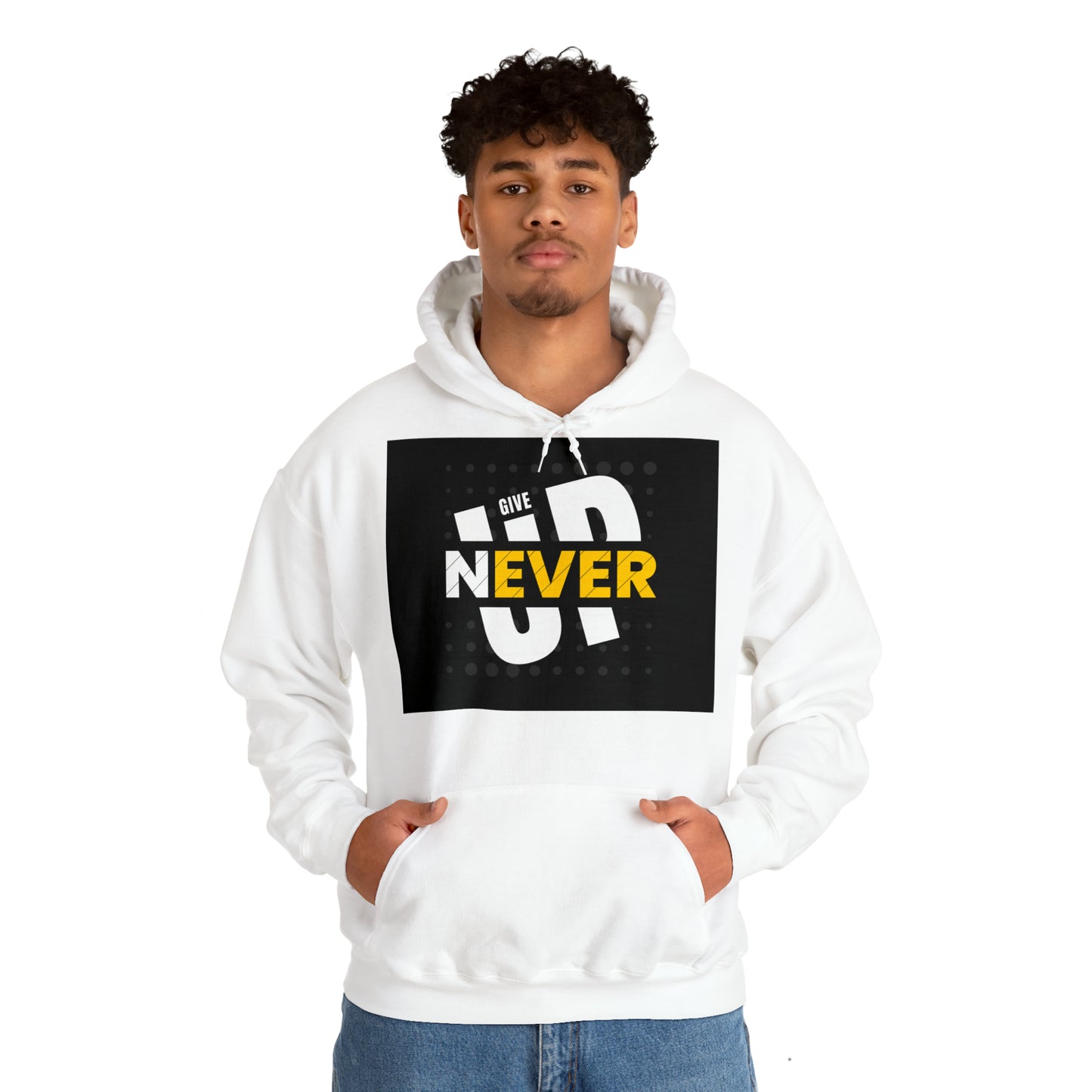 DAM BRAND NEVER GIVE UP Hoodie