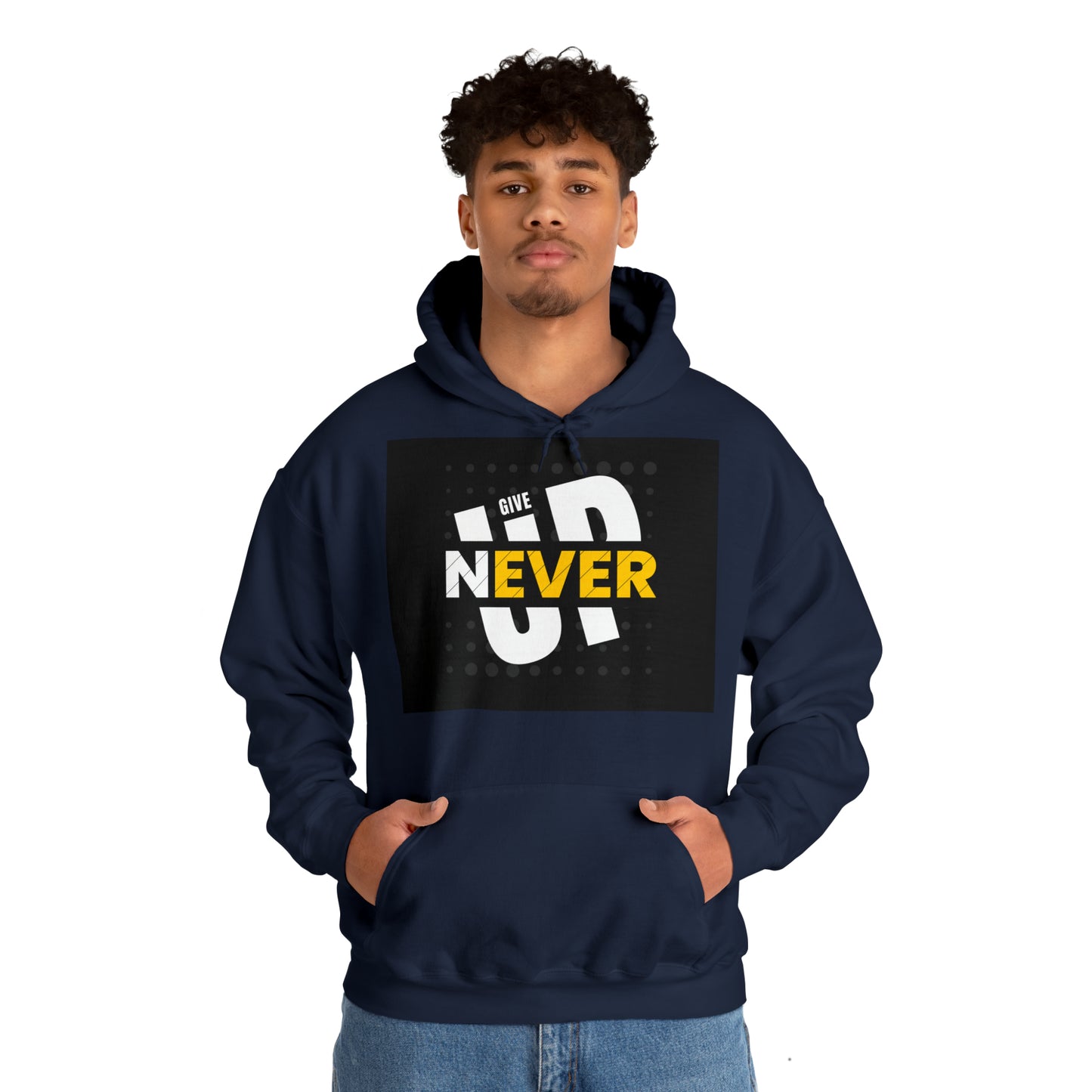 DAM BRAND NEVER GIVE UP Hoodie