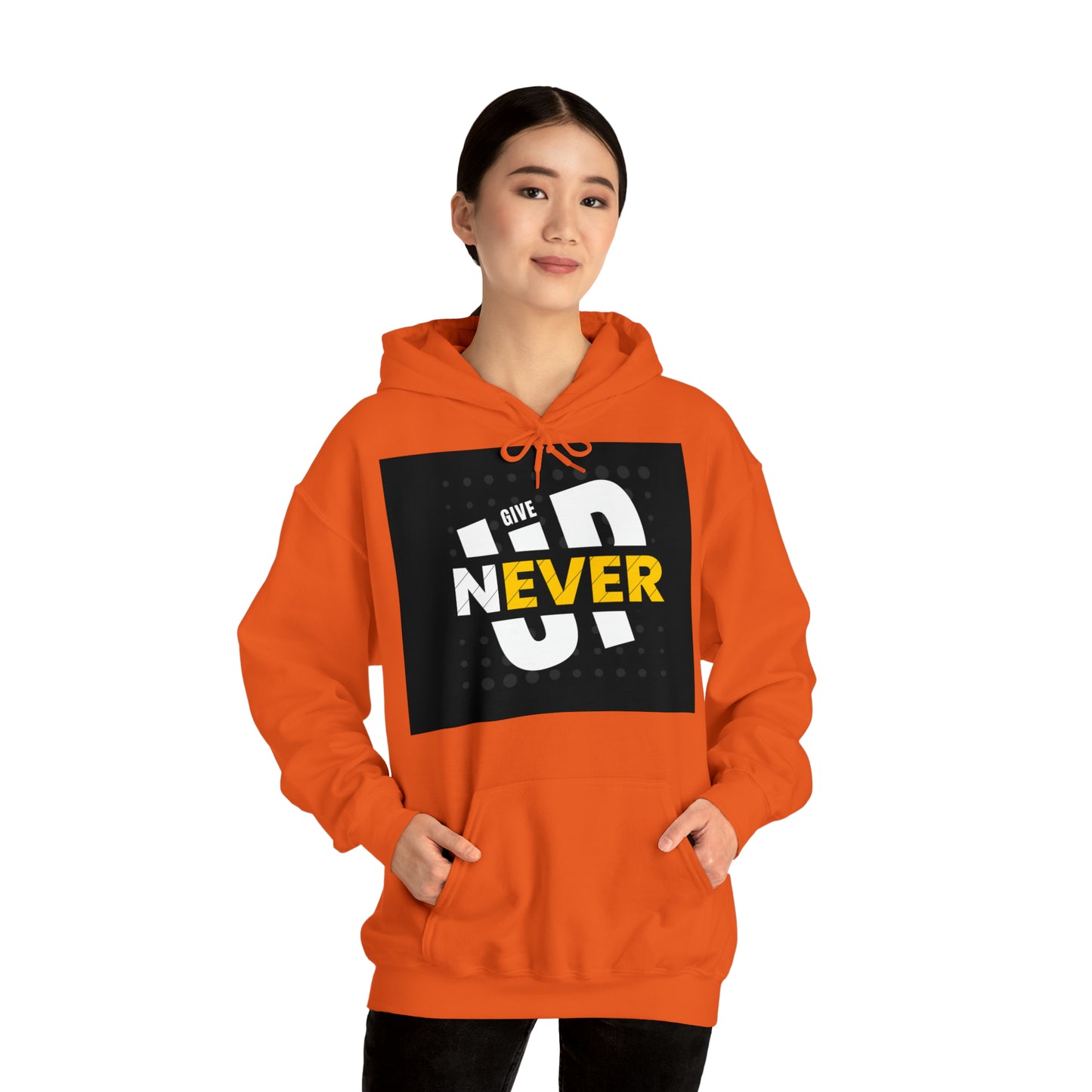 DAM BRAND NEVER GIVE UP Hoodie