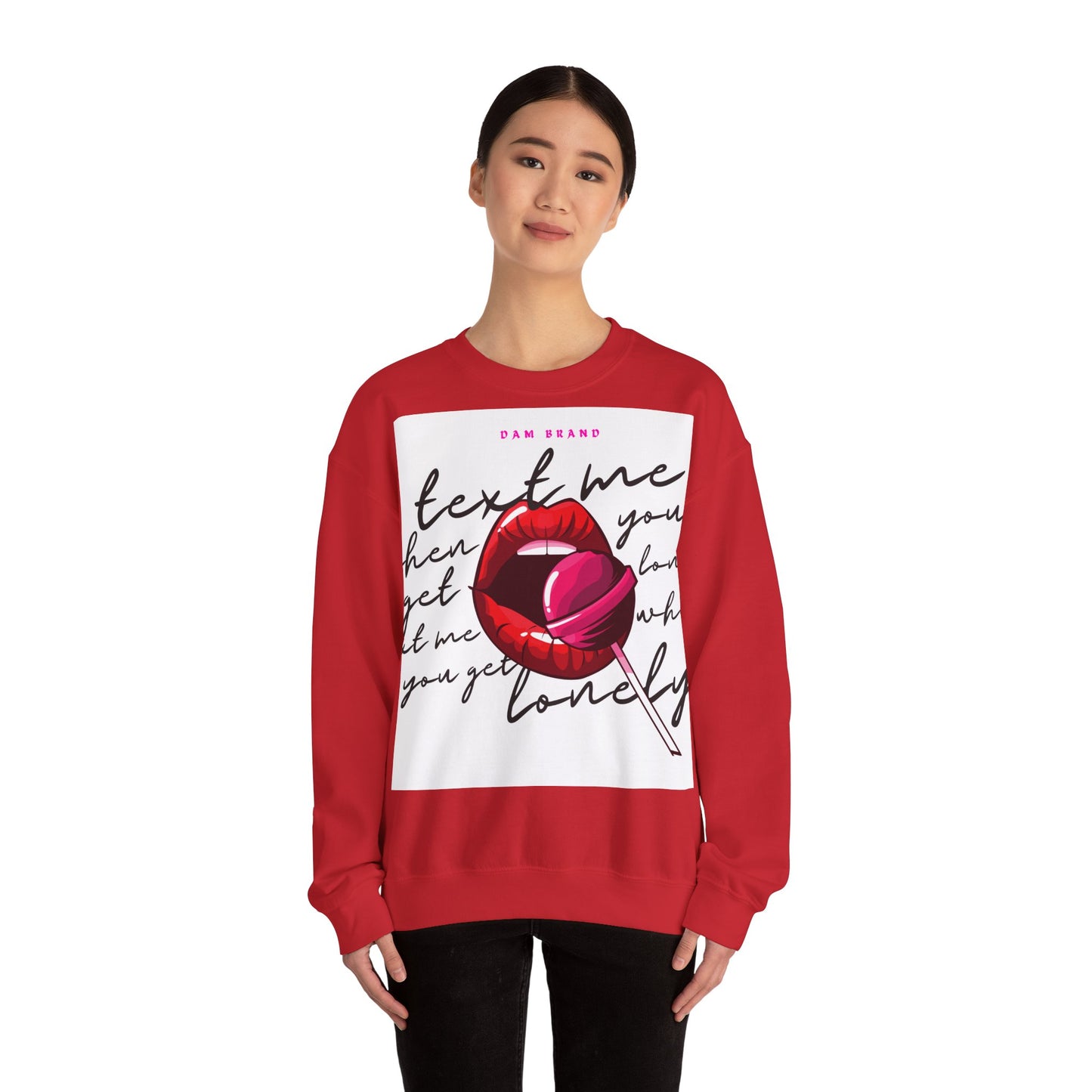 DAM BRAND TEXT ME Sweatshirt