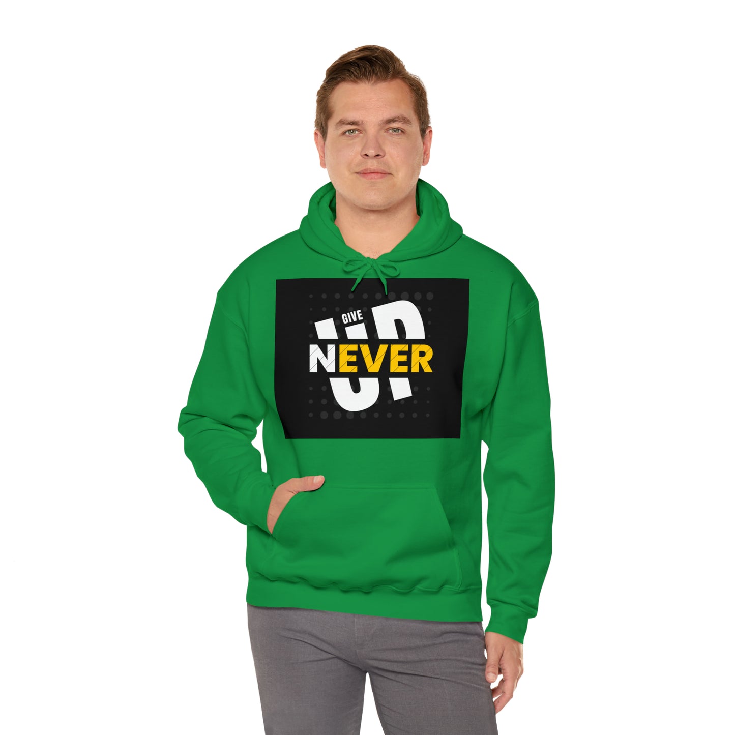 DAM BRAND NEVER GIVE UP Hoodie