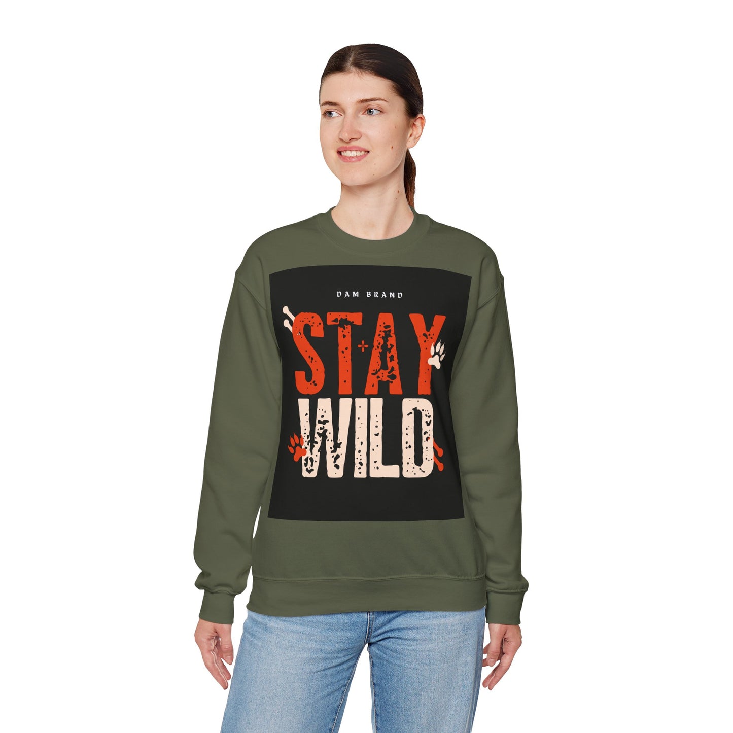 DAM BRAND STAY WILD Sweatshirt