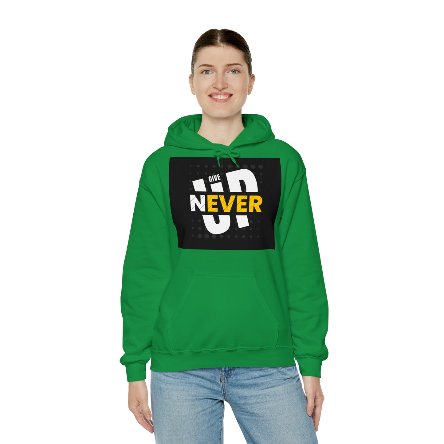 DAM BRAND NEVER GIVE UP Hoodie