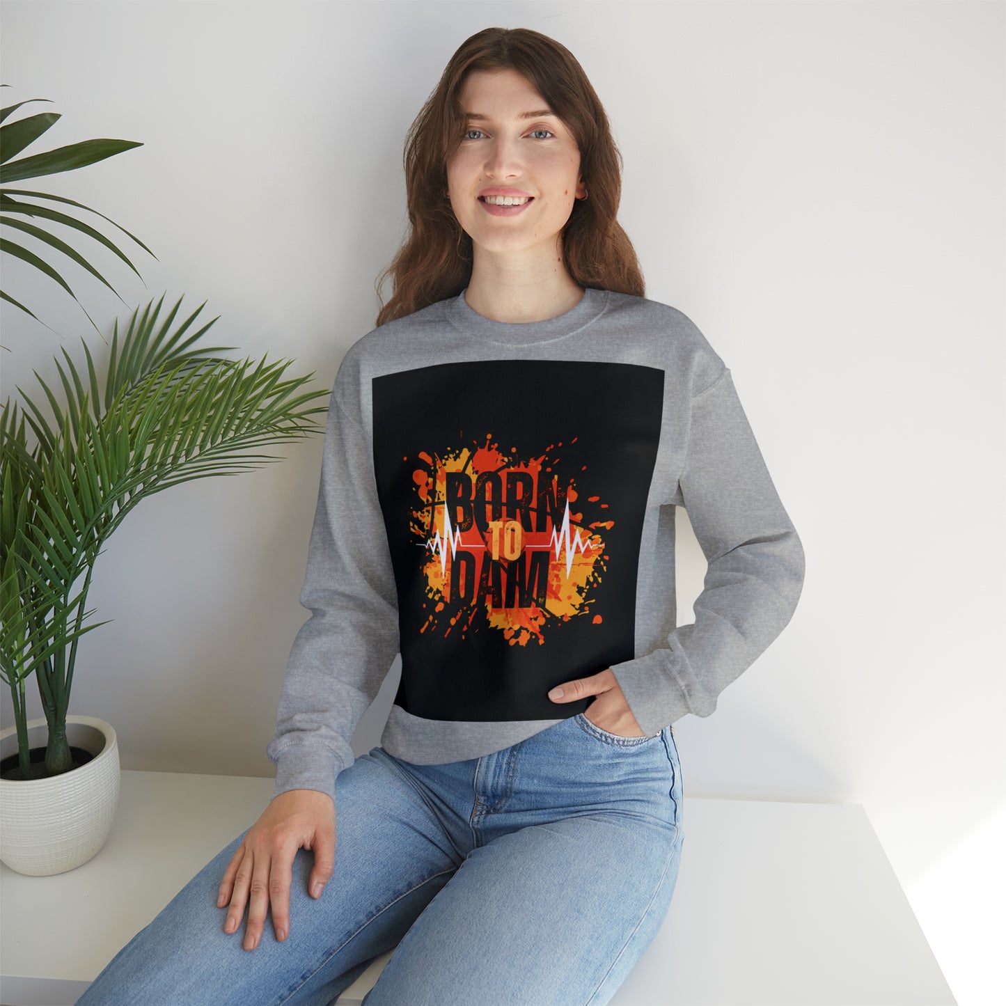 DAM BRAND BORN TO DAM Sweatshirt