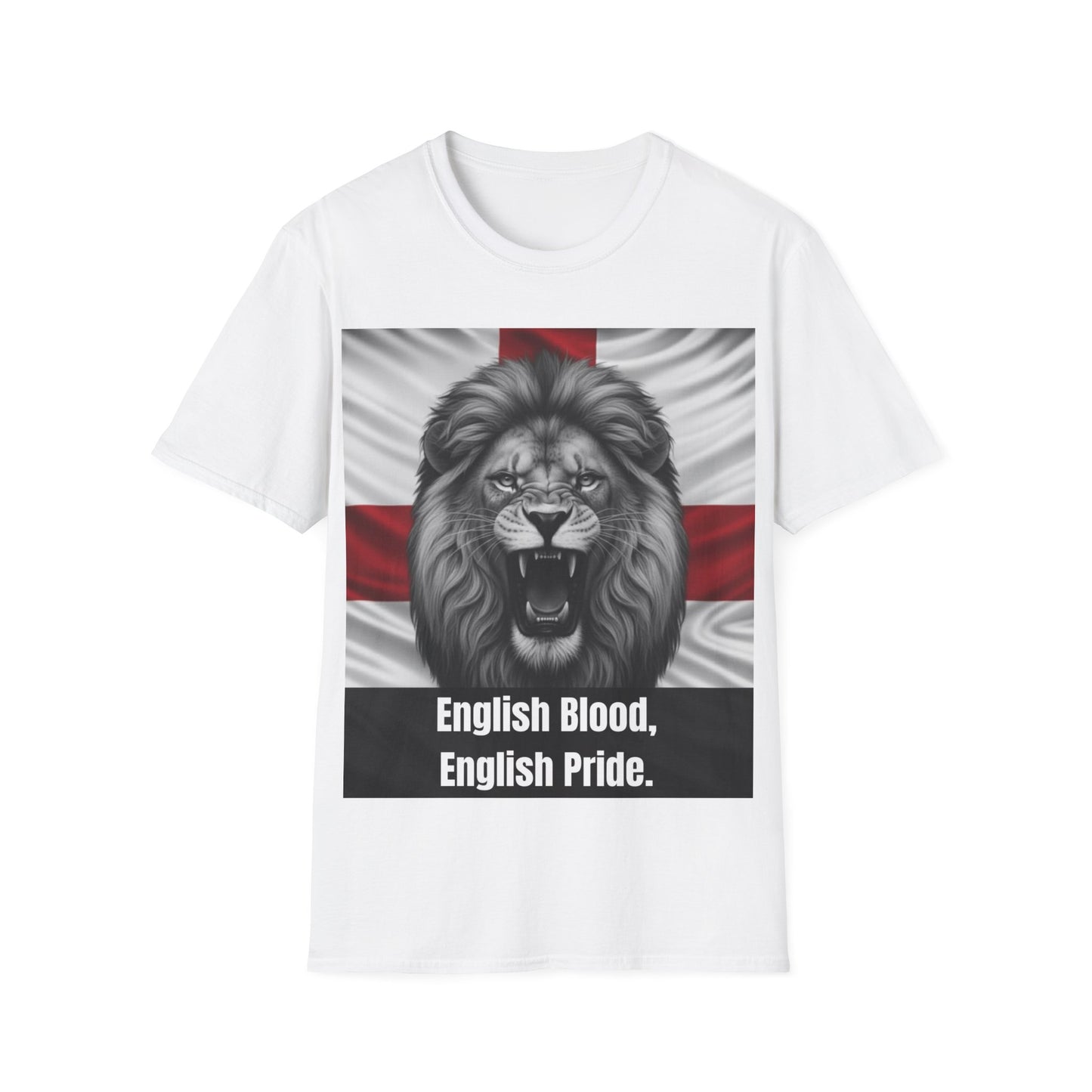 English Pride T-Shirt, English Lion Tee, Unisex Pride Apparel, Gift for England Supporters, Celebrate St. George's Day