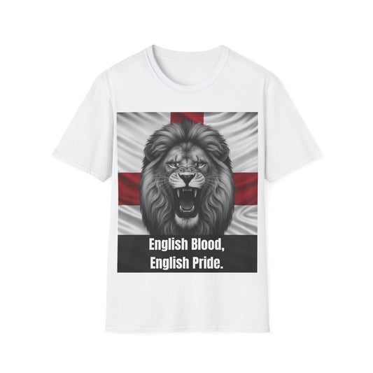 English Pride T-Shirt, English Lion Tee, Unisex Pride Apparel, Gift for England Supporters, Celebrate St. George's Day