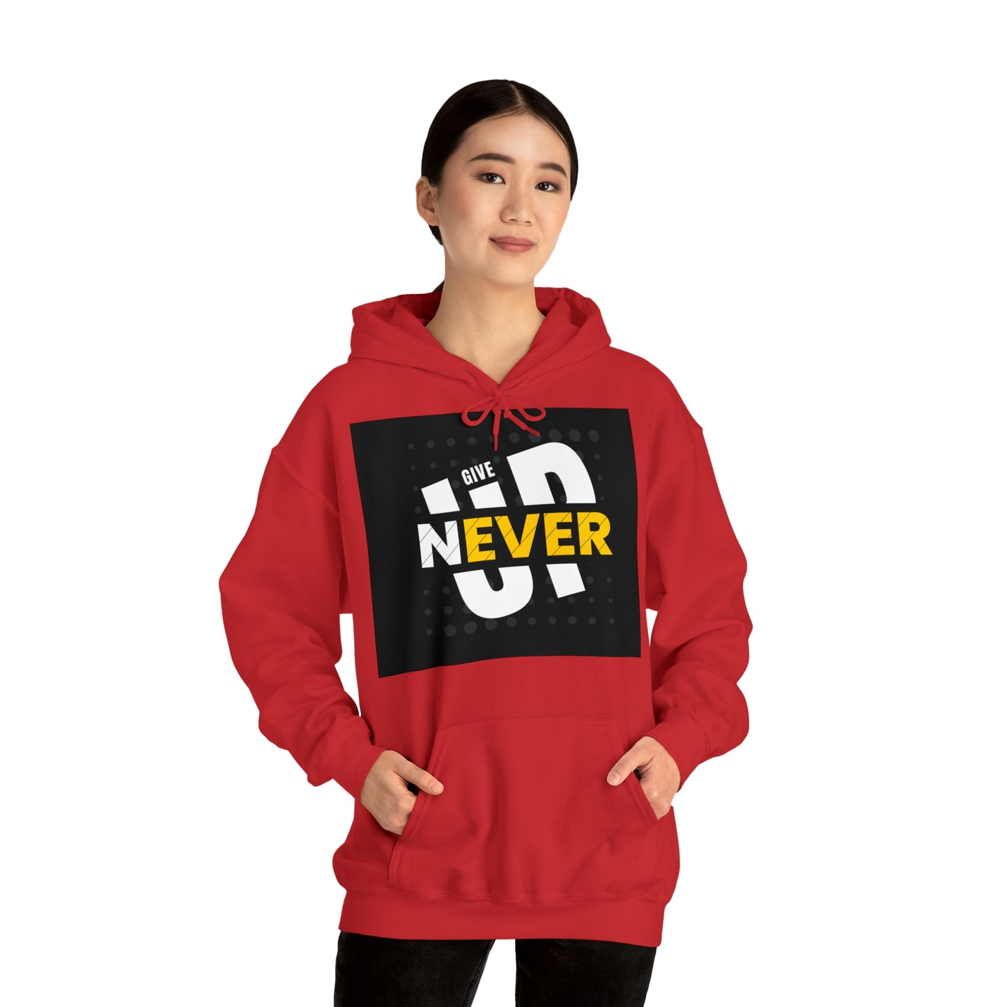 DAM BRAND NEVER GIVE UP Hoodie