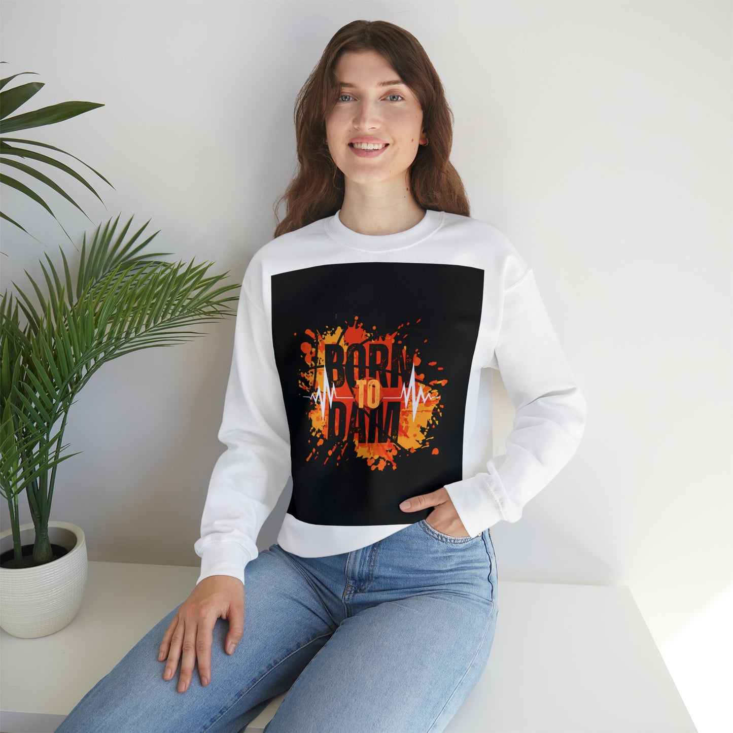 DAM BRAND BORN TO DAM Sweatshirt