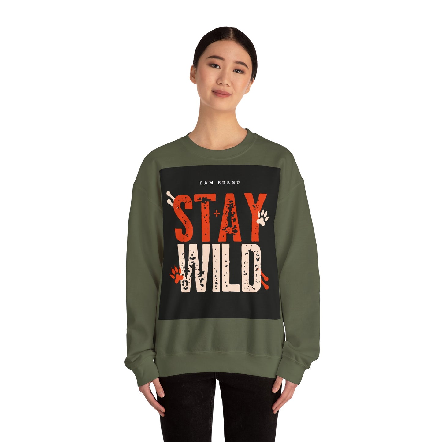 DAM BRAND STAY WILD Sweatshirt