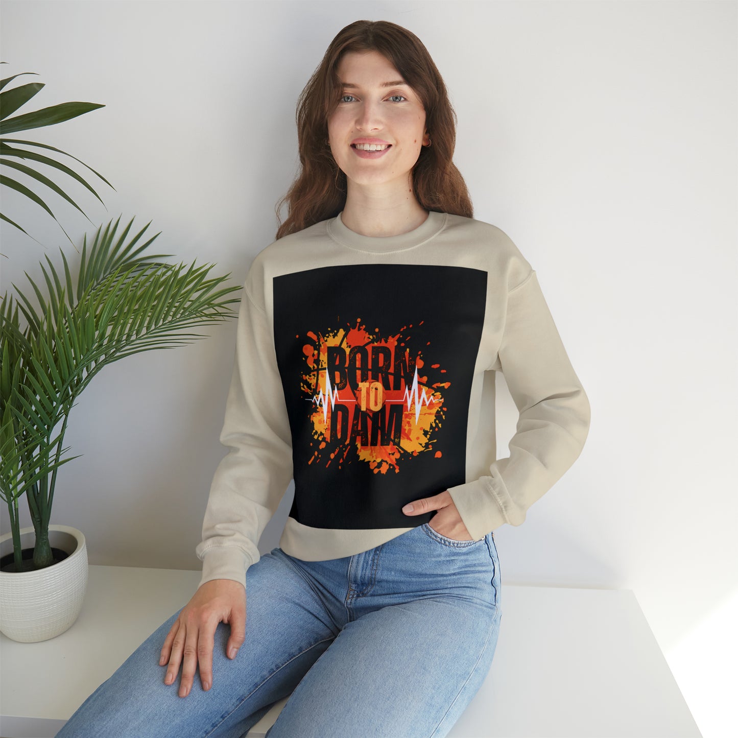 DAM BRAND BORN TO DAM Sweatshirt