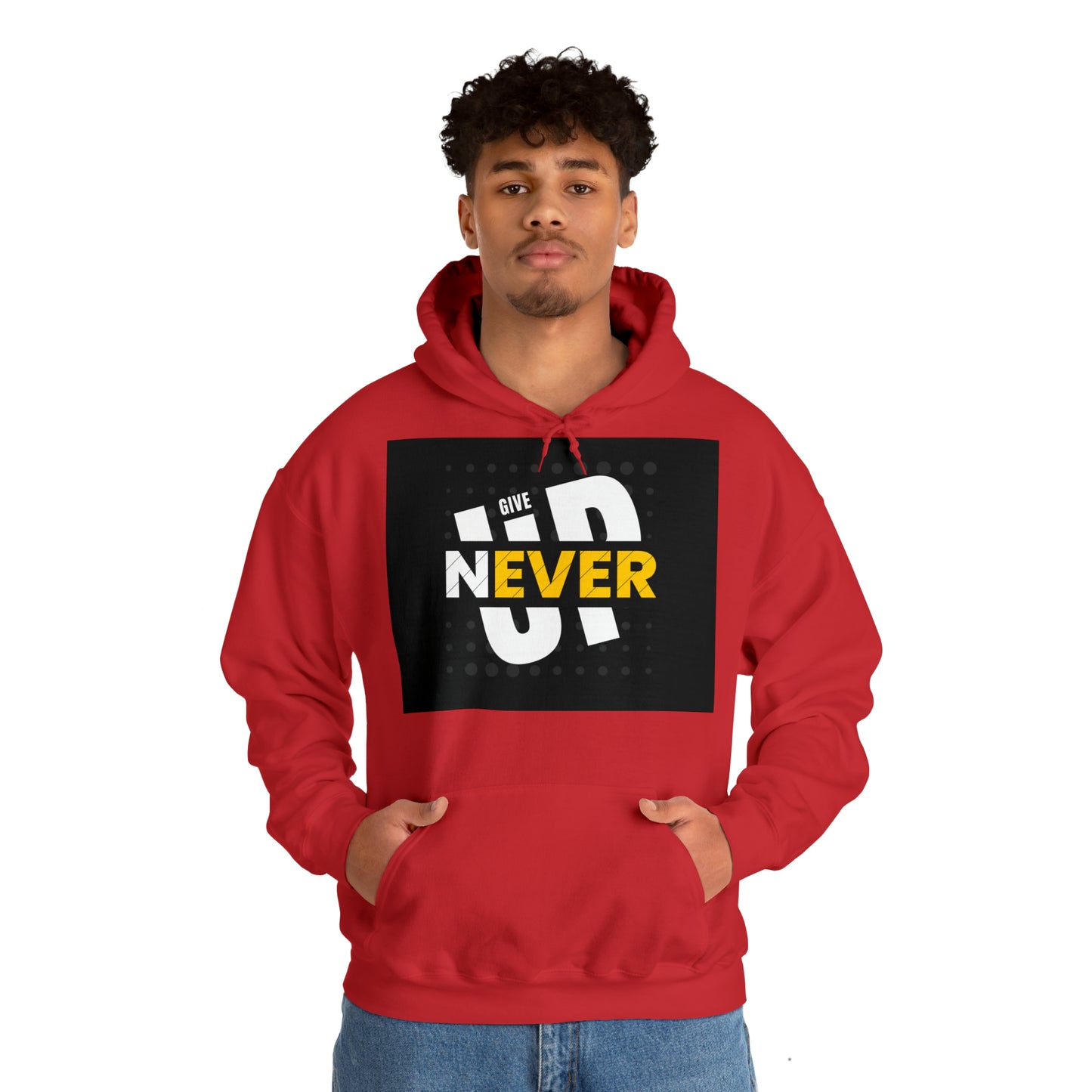 DAM BRAND NEVER GIVE UP Hoodie