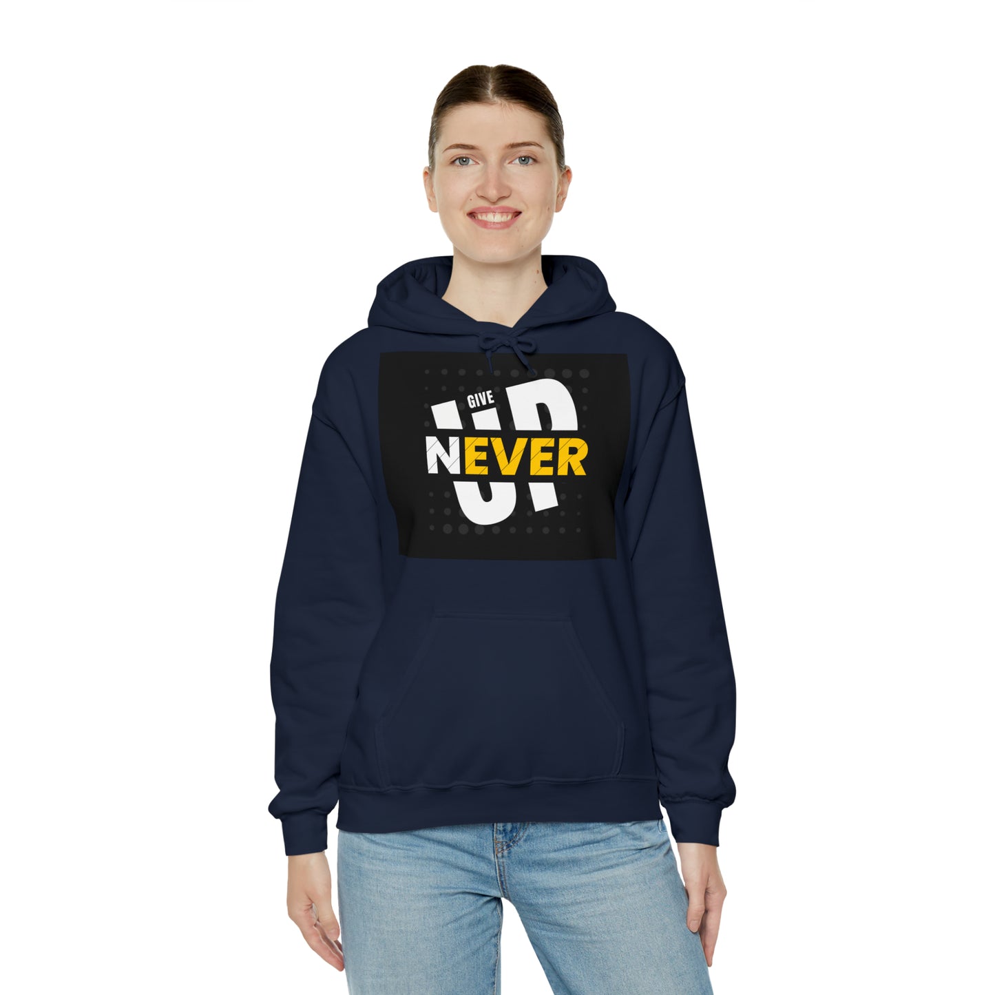 DAM BRAND NEVER GIVE UP Hoodie