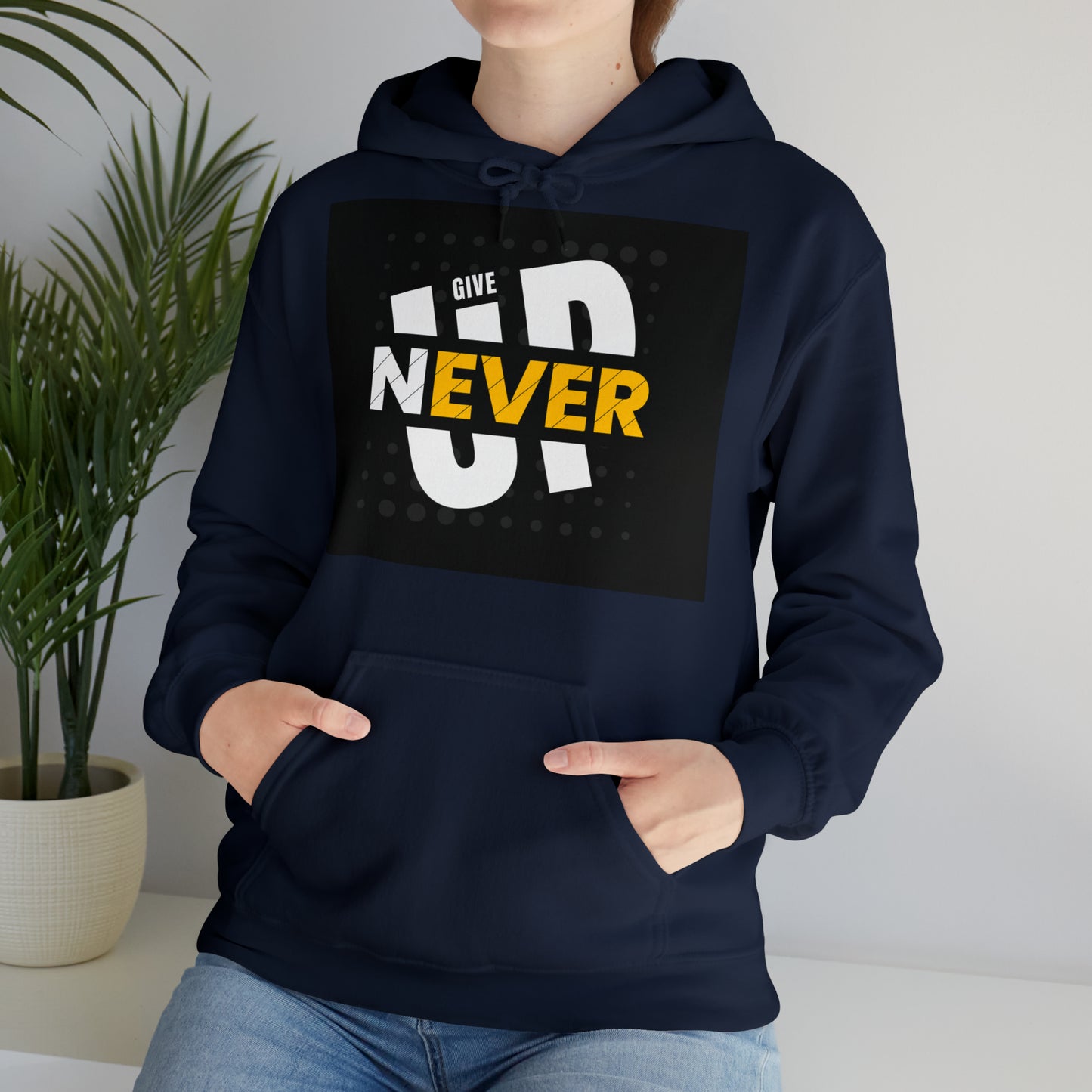 DAM BRAND NEVER GIVE UP Hoodie