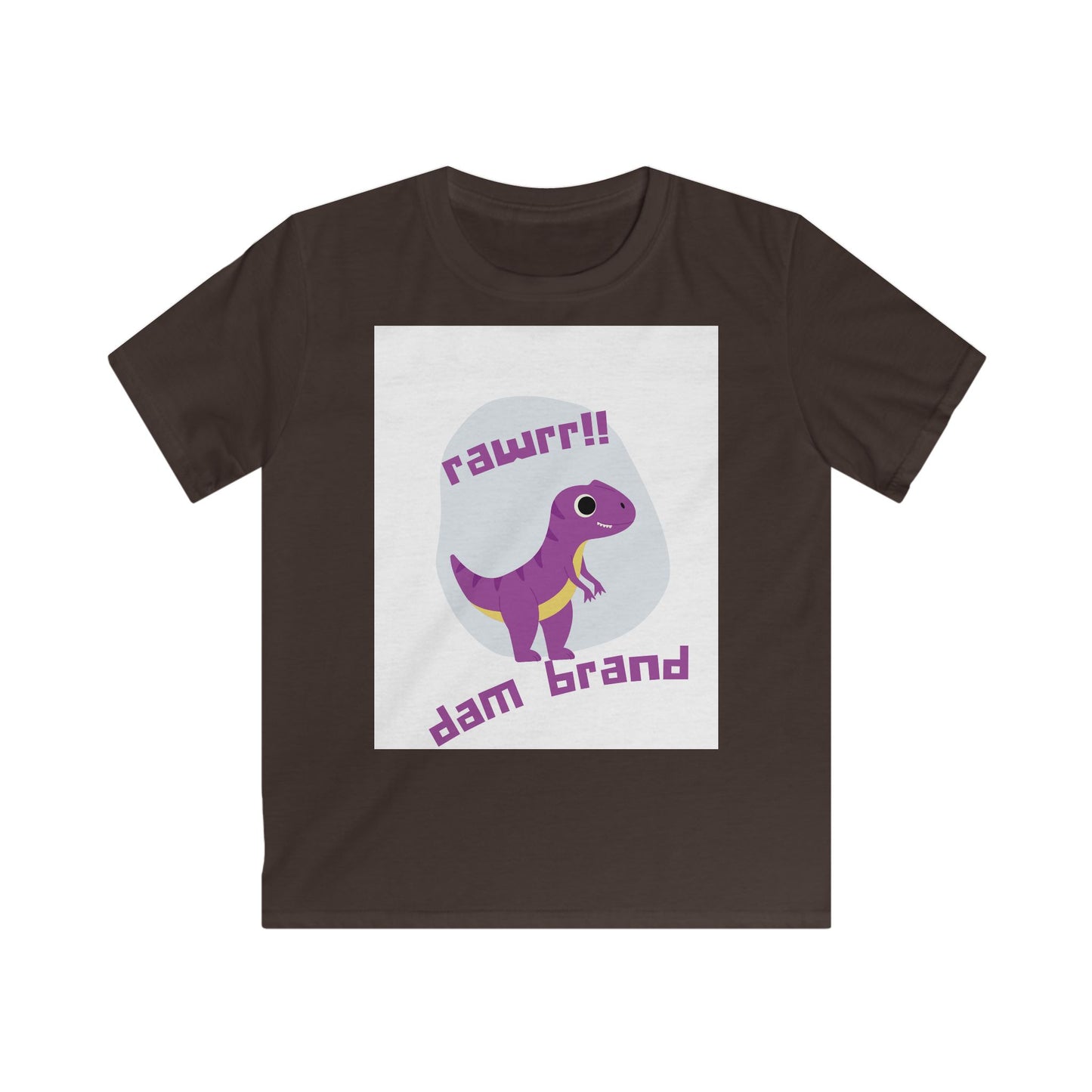 DAM BRAND PURPLE DINO Tee