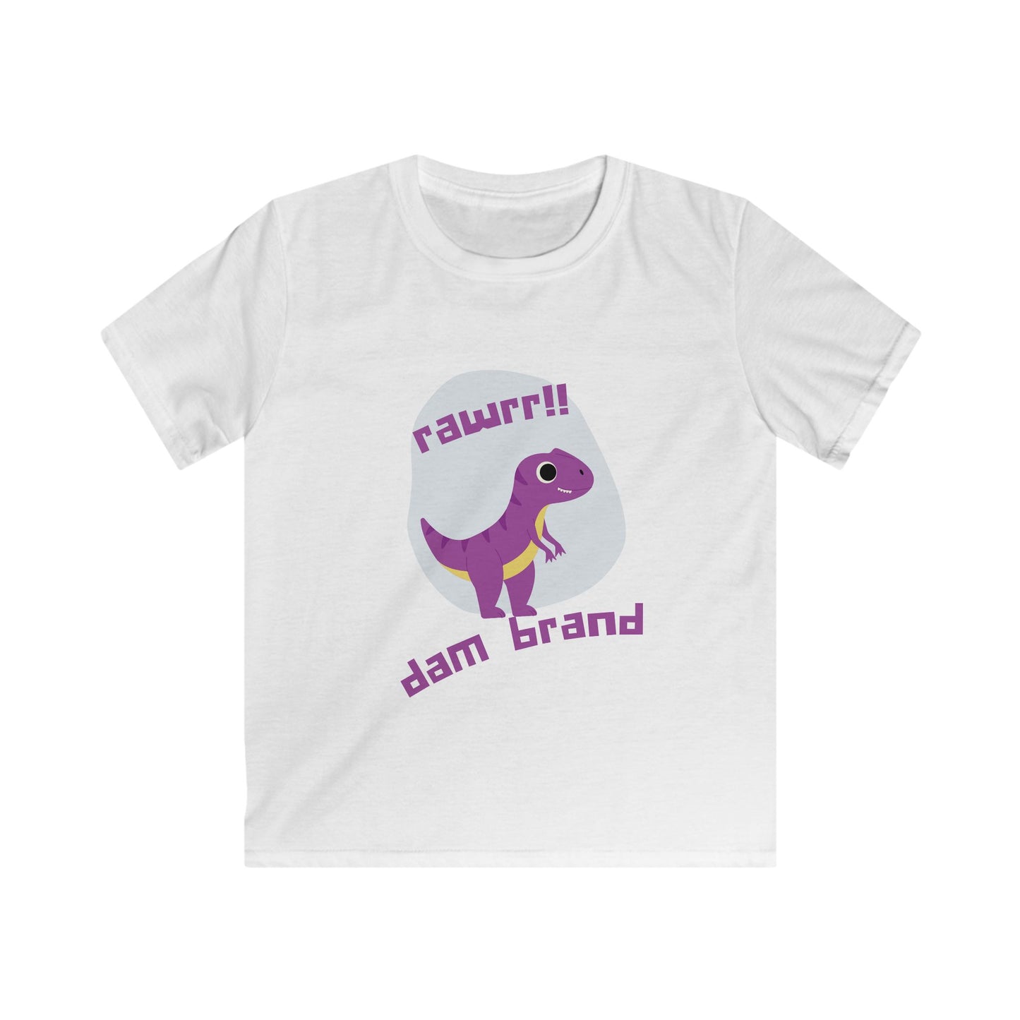 DAM BRAND PURPLE DINO Tee