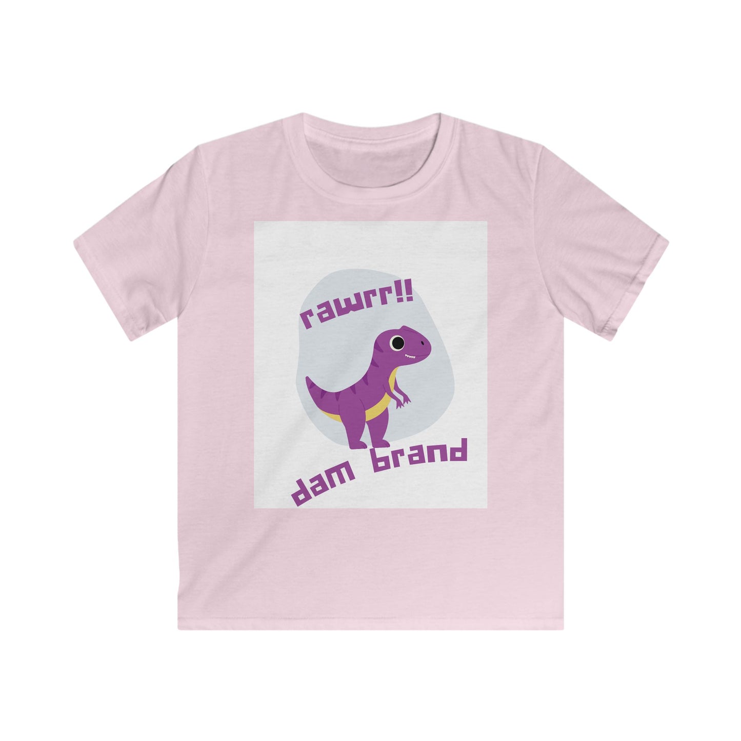 DAM BRAND PURPLE DINO Tee