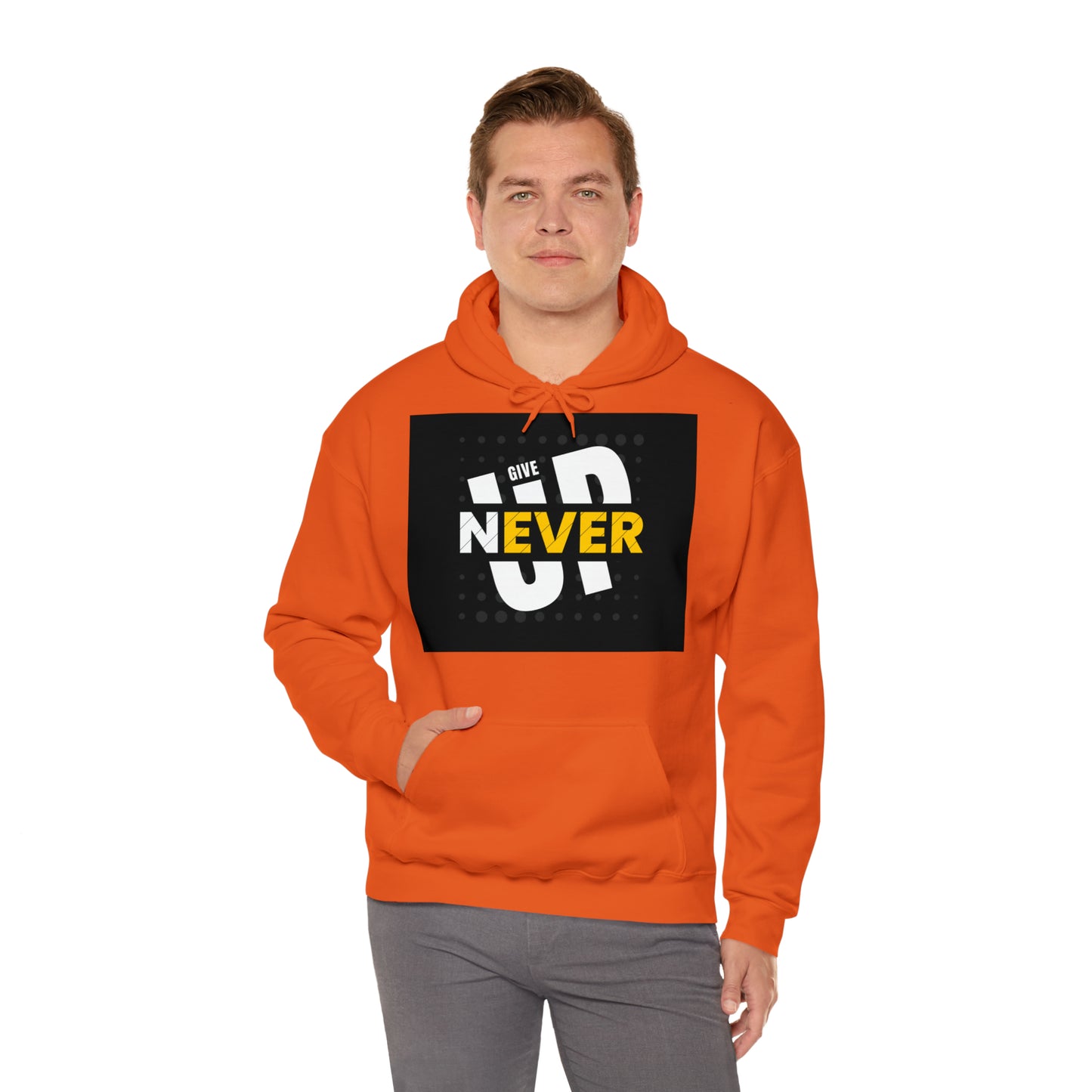 DAM BRAND NEVER GIVE UP Hoodie