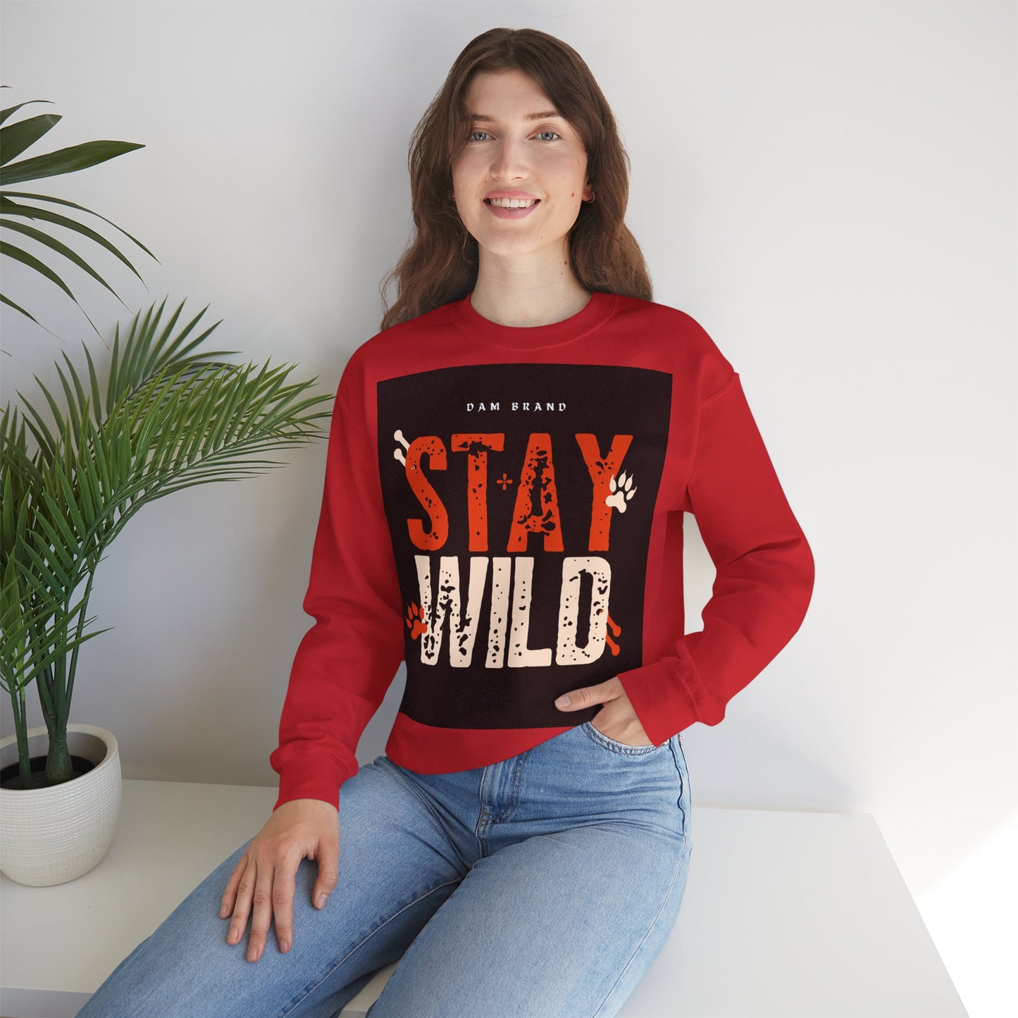 DAM BRAND STAY WILD Sweatshirt