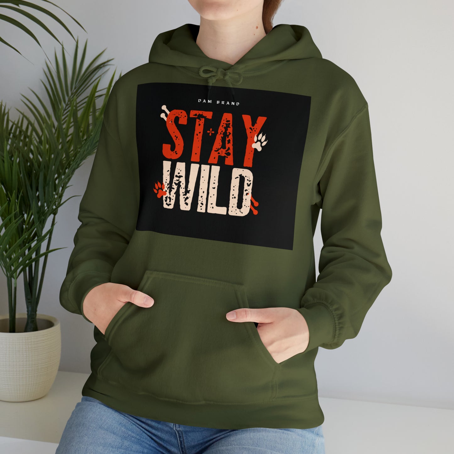 DAM BRAND STAY WILD Hoodie