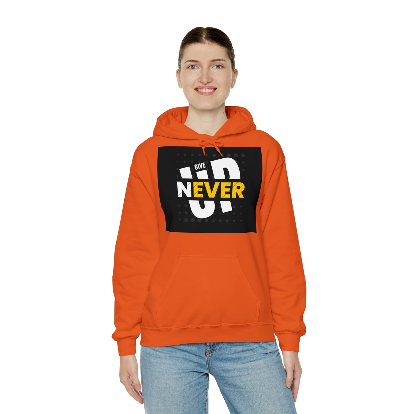 DAM BRAND NEVER GIVE UP Hoodie