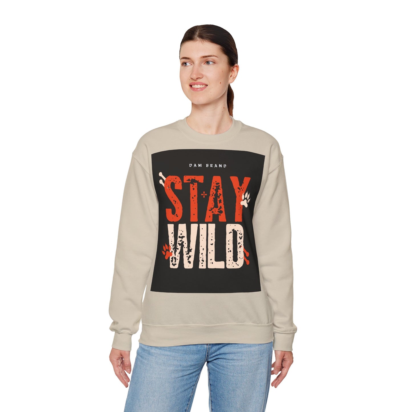 DAM BRAND STAY WILD Sweatshirt