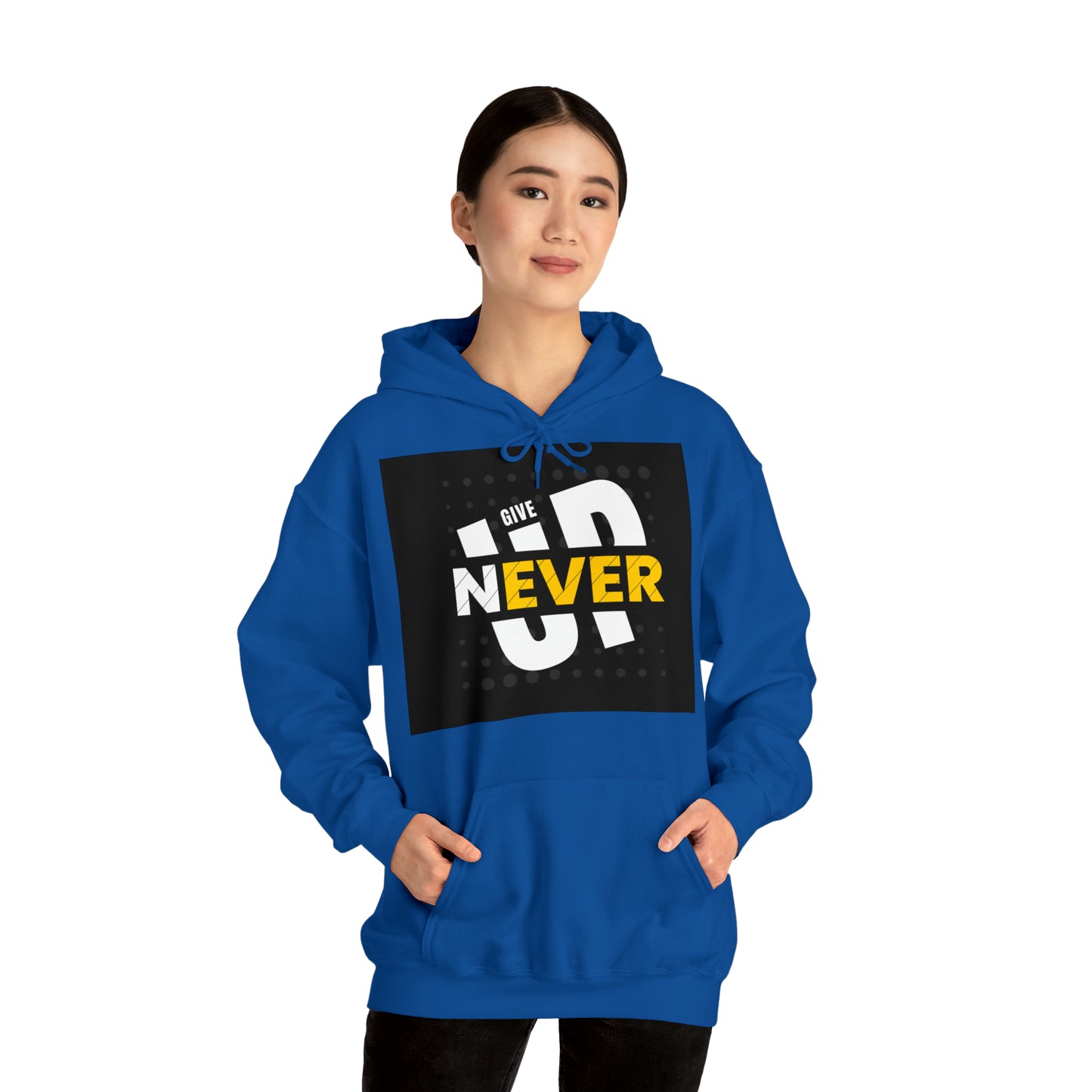 DAM BRAND NEVER GIVE UP Hoodie