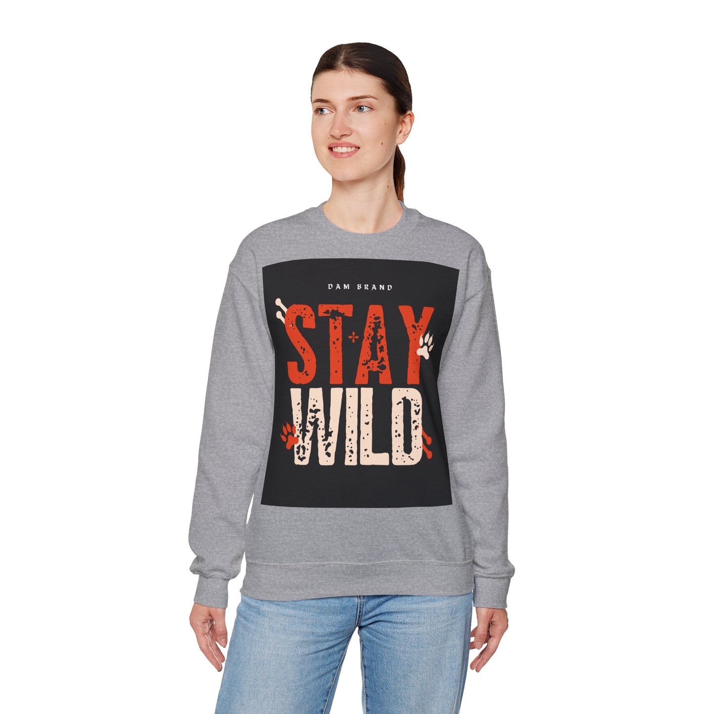 DAM BRAND STAY WILD Sweatshirt